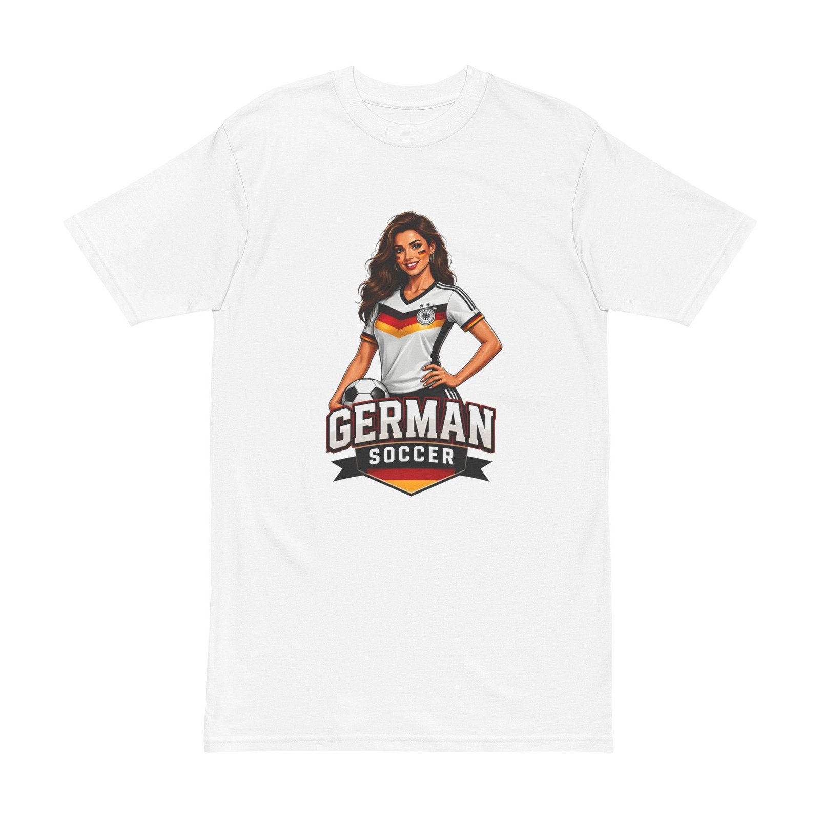 German Soccer T-Shirt — Women’s Player Graphic Tee - Image 3