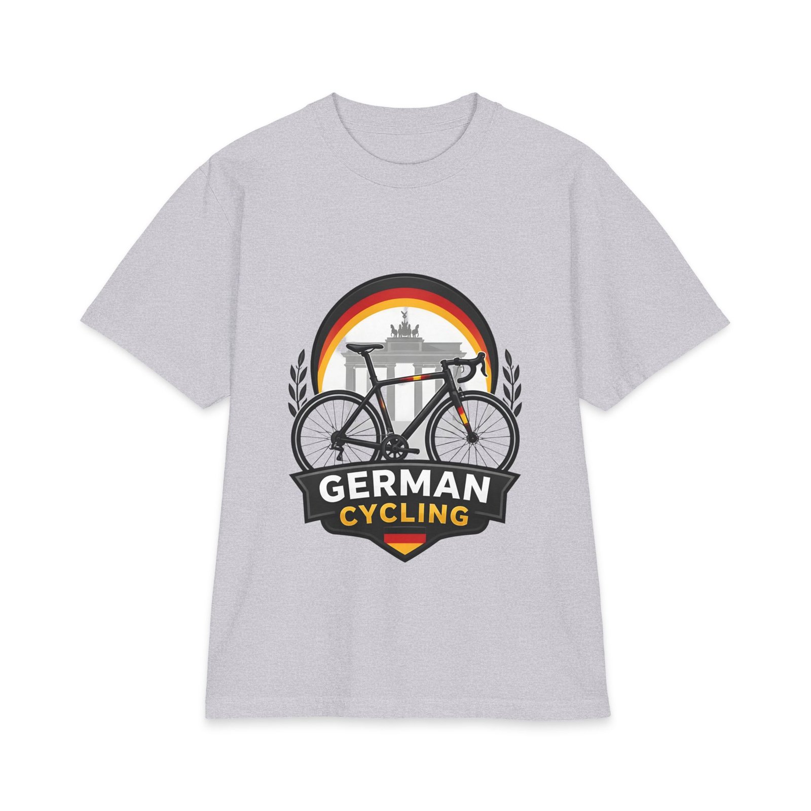 German Cycling T‑Shirt – Retro Brandenburg Gate Bike Design - Image 15