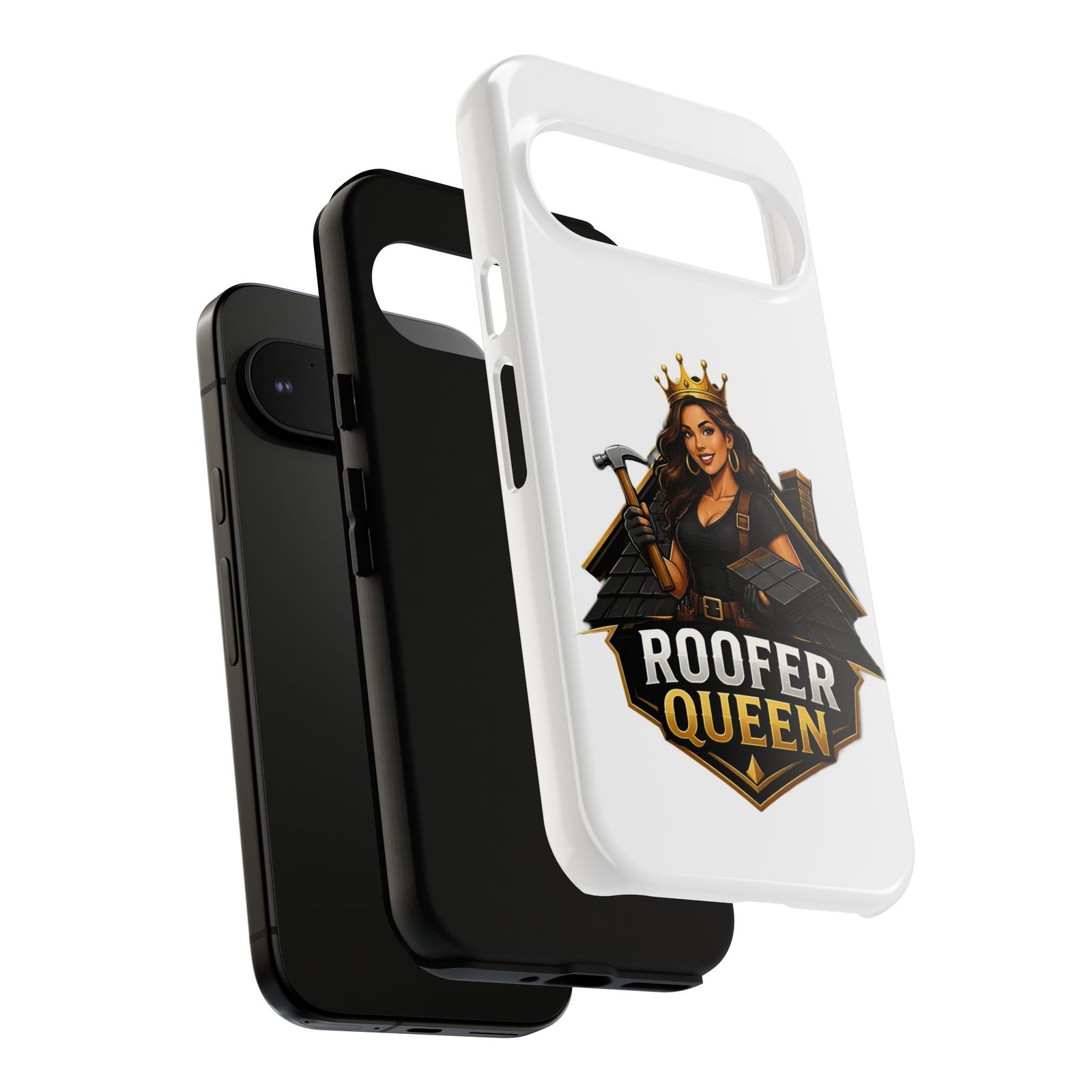 Roofer Queen Phone Case — Protective Hard Phone Case with 'Roofer Queen' Graphic - Image 199