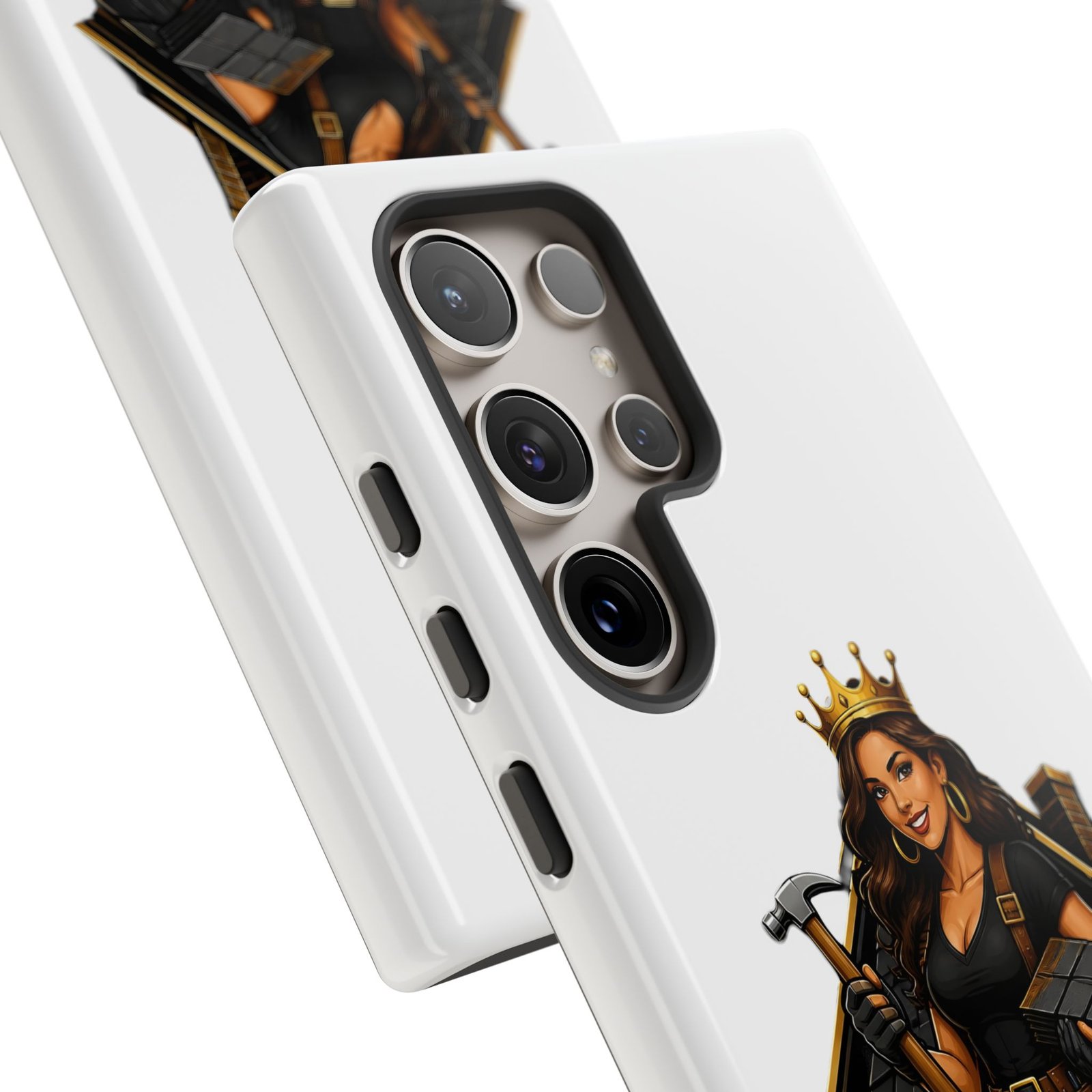 Roofer Queen Phone Case — Protective Hard Phone Case with 'Roofer Queen' Graphic - Image 136