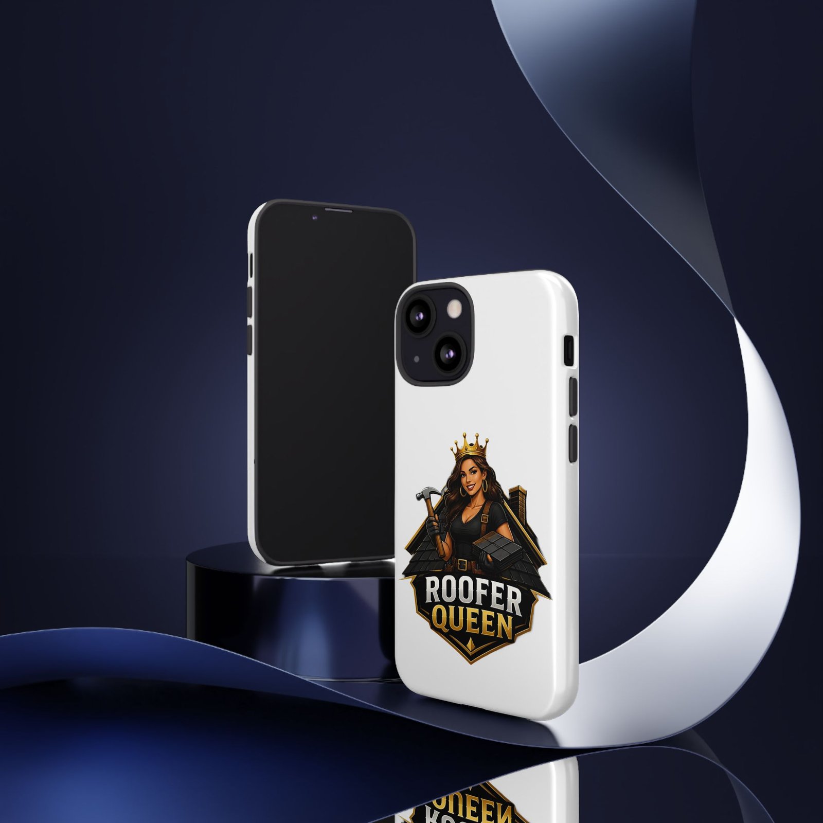 Roofer Queen Phone Case — Protective Hard Phone Case with 'Roofer Queen' Graphic - Image 32