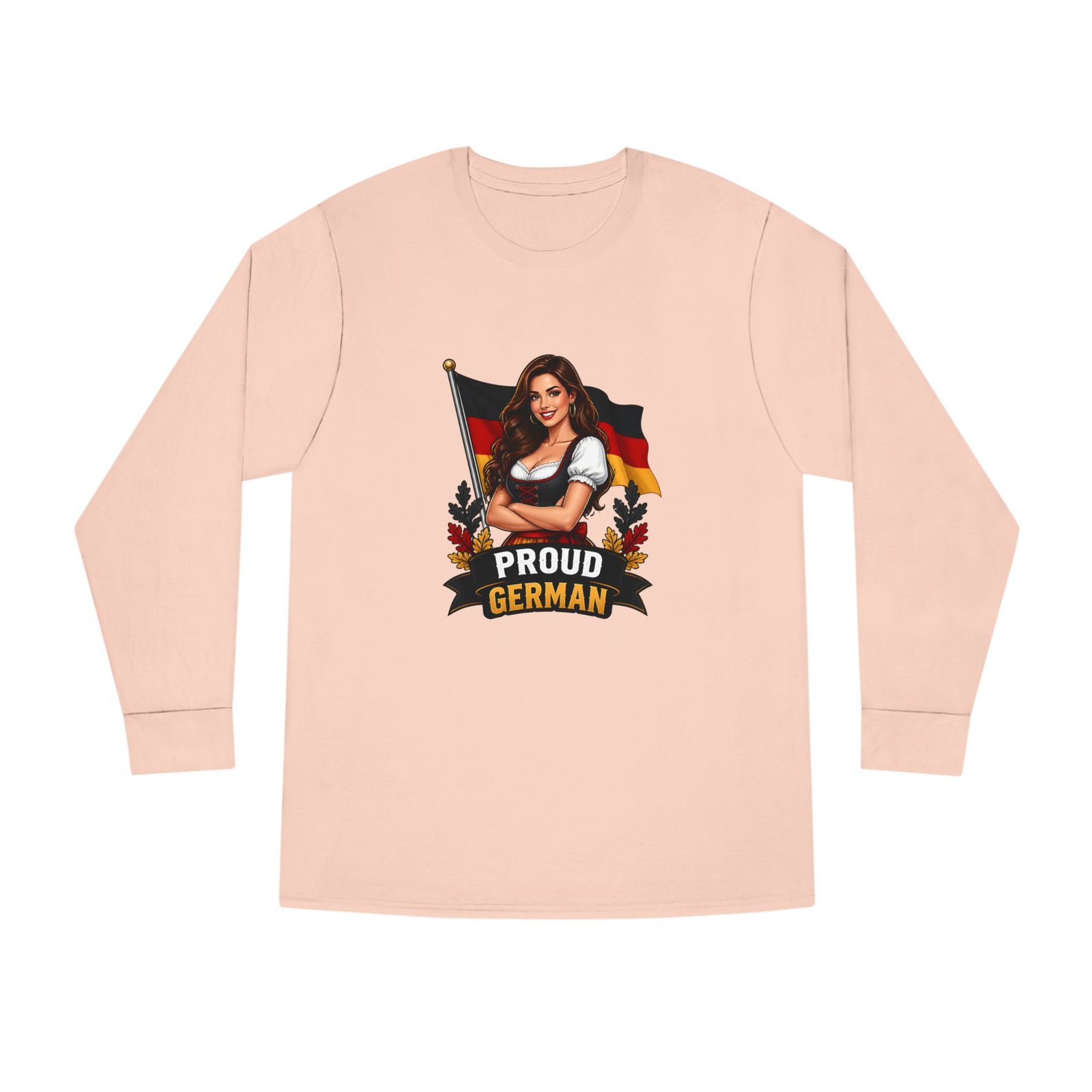 Proud German Long Sleeve Tee — Oktoberfest Bavarian Flag Design - Image 17