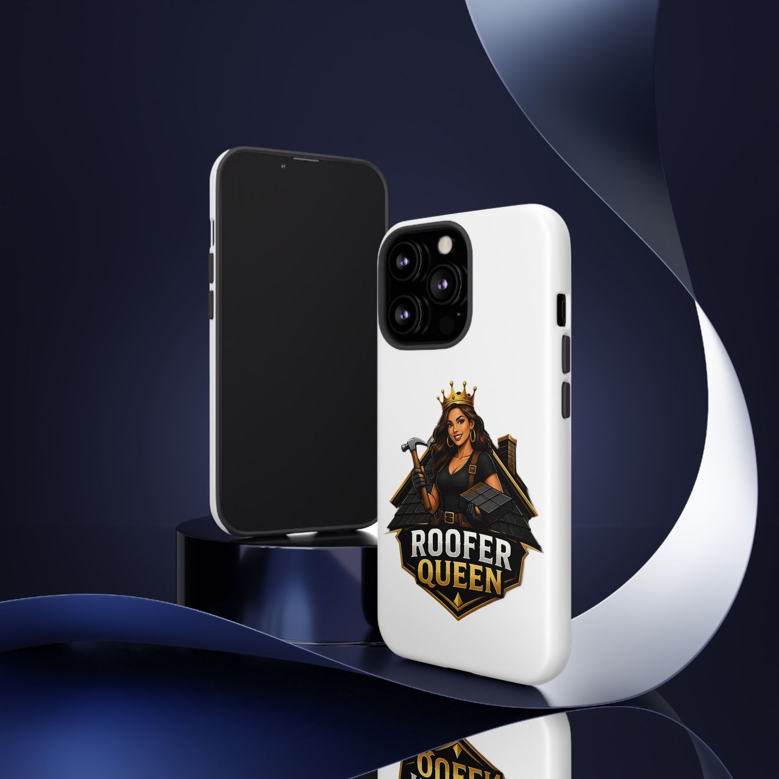 Roofer Queen Phone Case — Protective Hard Phone Case with 'Roofer Queen' Graphic - Image 38
