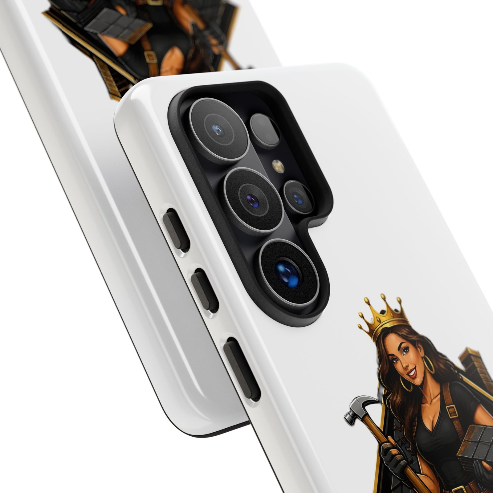 Roofer Queen Phone Case — Protective Hard Phone Case with 'Roofer Queen' Graphic - Image 250