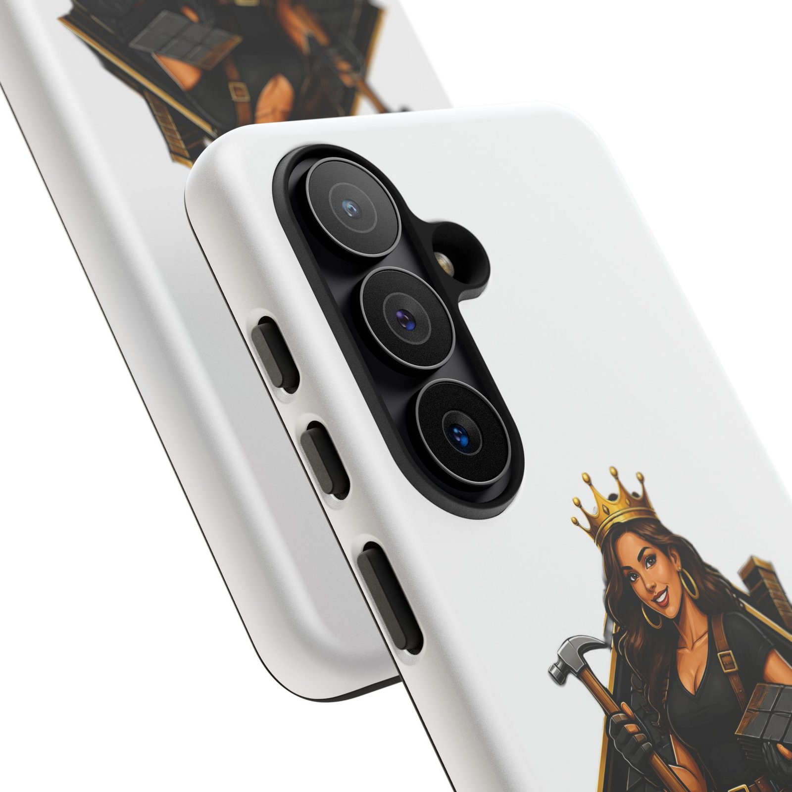 Roofer Queen Phone Case — Protective Hard Phone Case with 'Roofer Queen' Graphic - Image 244