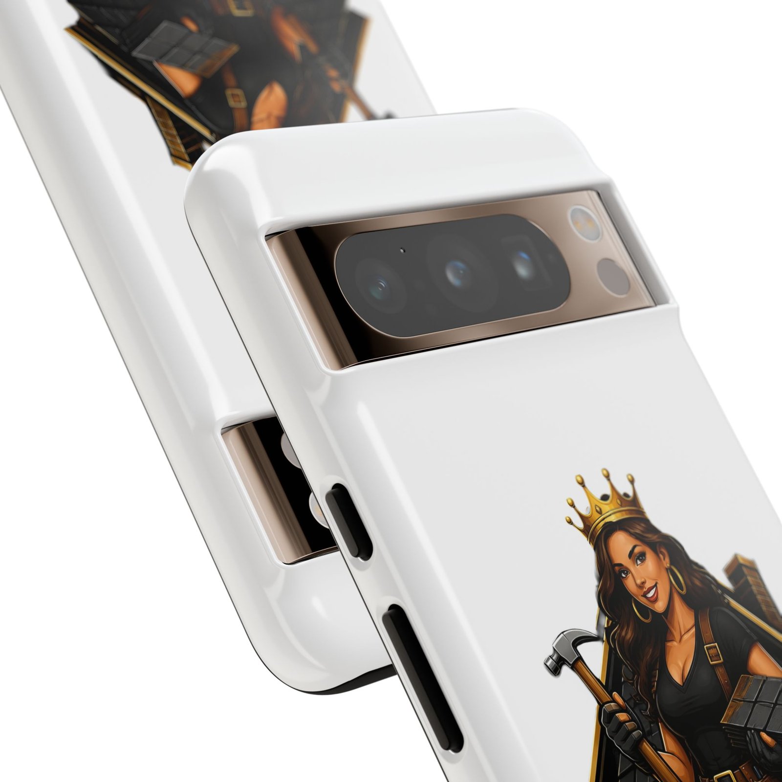 Roofer Queen Phone Case — Protective Hard Phone Case with 'Roofer Queen' Graphic - Image 144