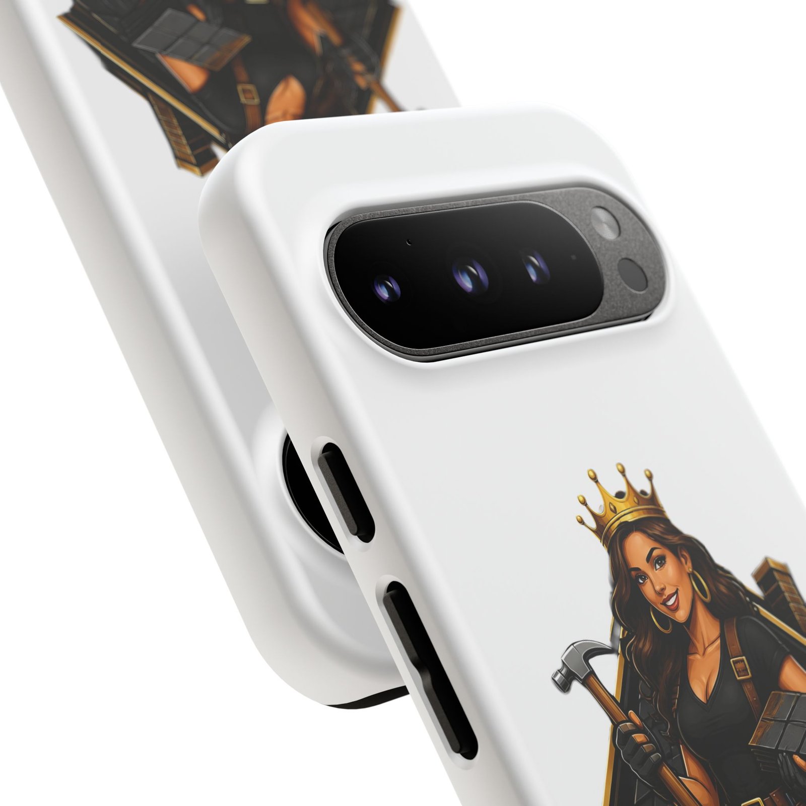 Roofer Queen Phone Case — Protective Hard Phone Case with 'Roofer Queen' Graphic - Image 201