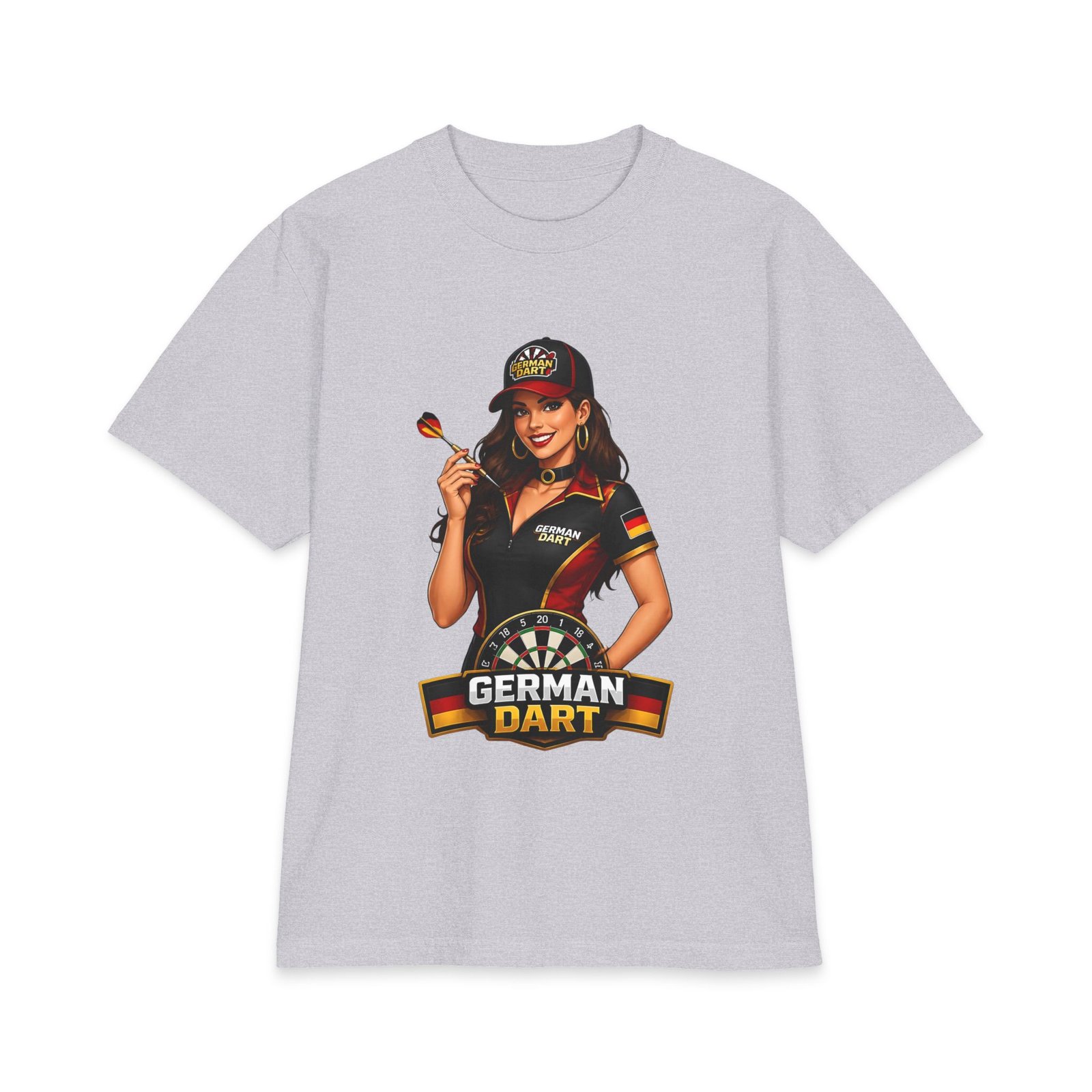 German Dart T-Shirt — Retro Pinup Darts Tee - Image 15