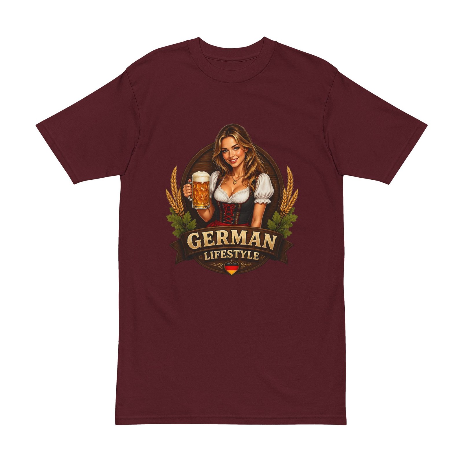 T-Shirt — German Lifestyle Beer Girl Oktoberfest Tee - Image 11