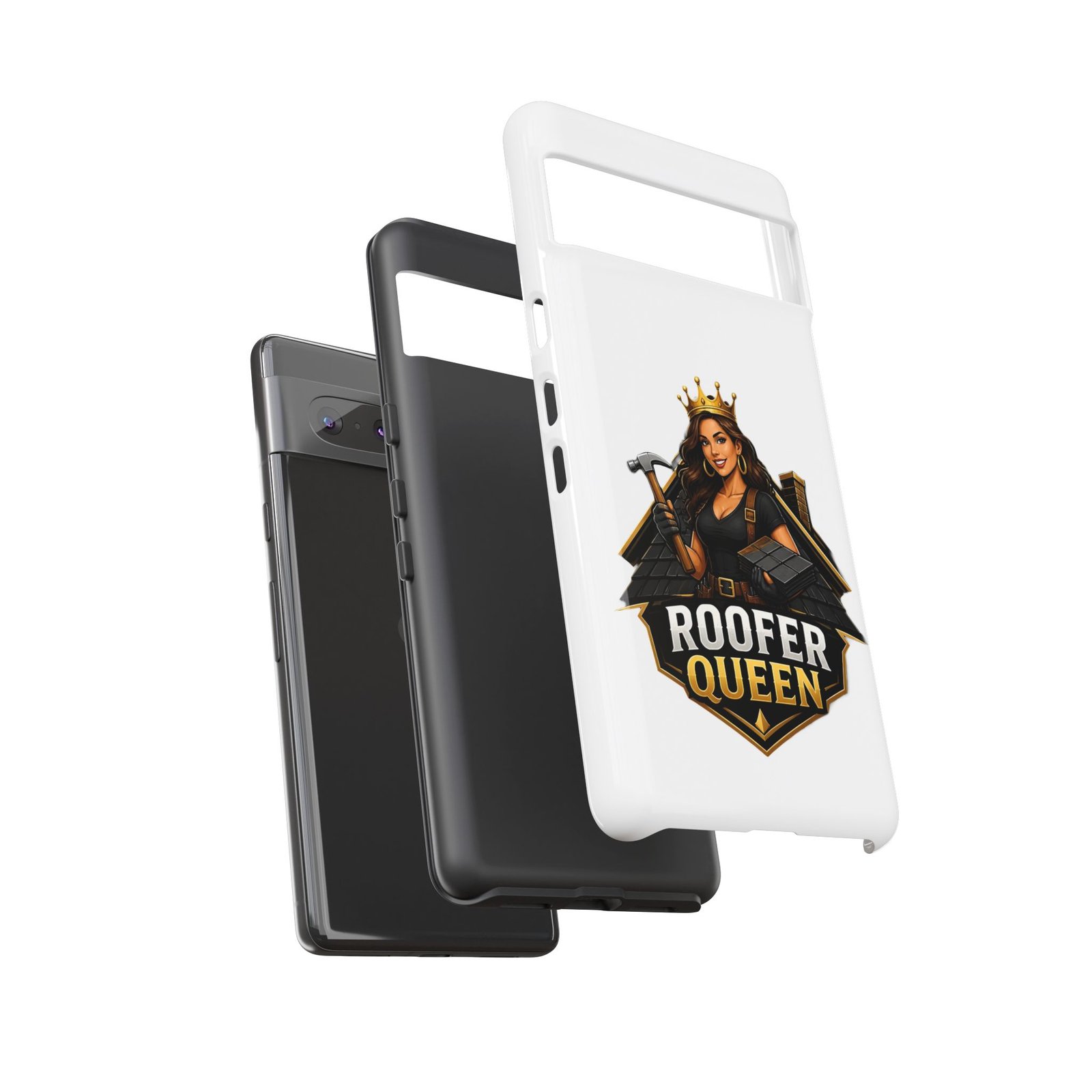 Roofer Queen Phone Case — Protective Hard Phone Case with 'Roofer Queen' Graphic - Image 81