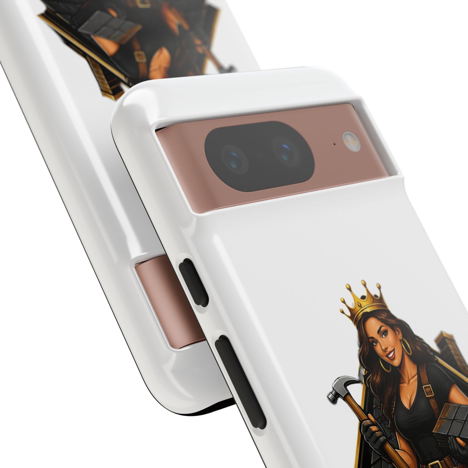 Roofer Queen Phone Case — Protective Hard Phone Case with 'Roofer Queen' Graphic - Image 152