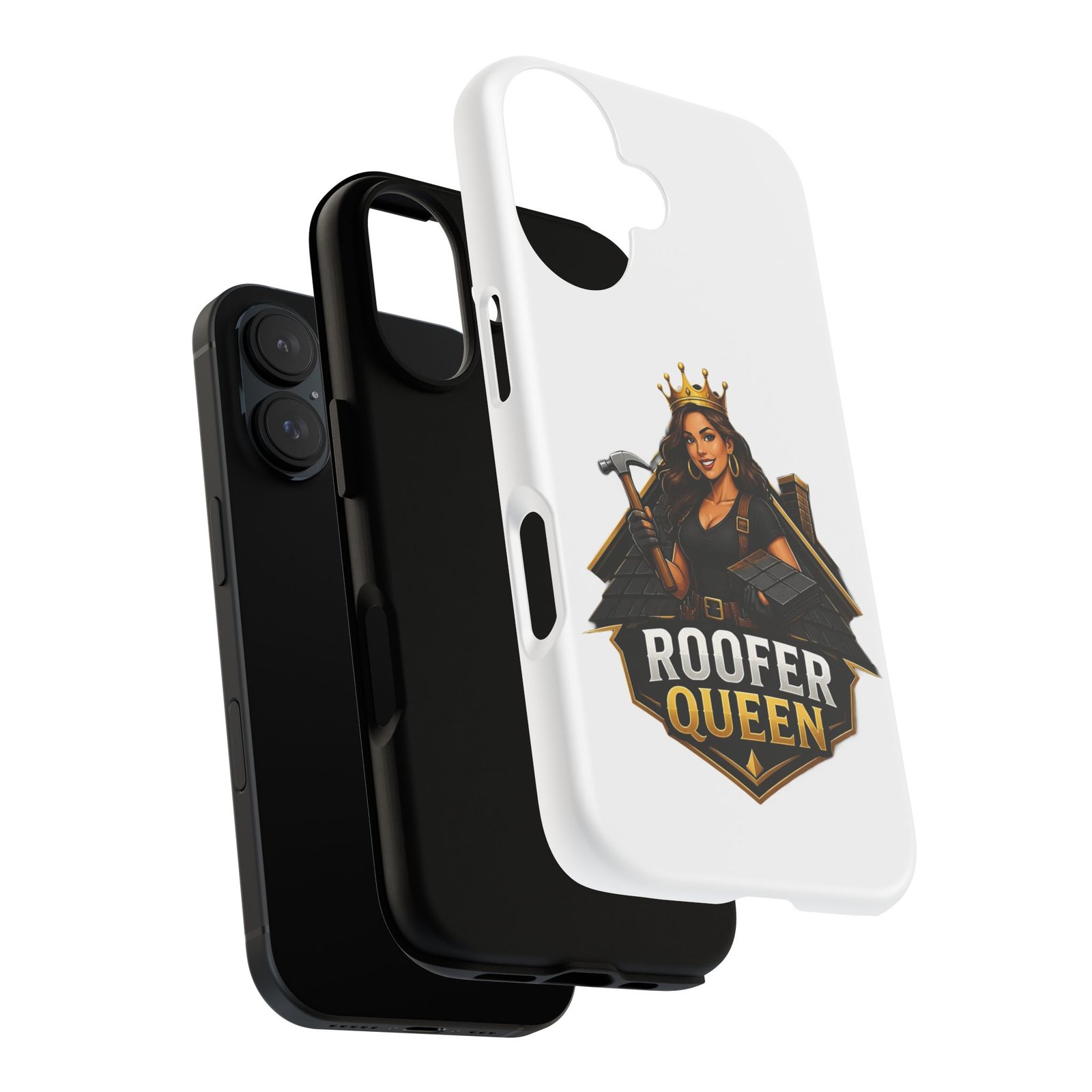 Roofer Queen Phone Case — Protective Hard Phone Case with 'Roofer Queen' Graphic - Image 165