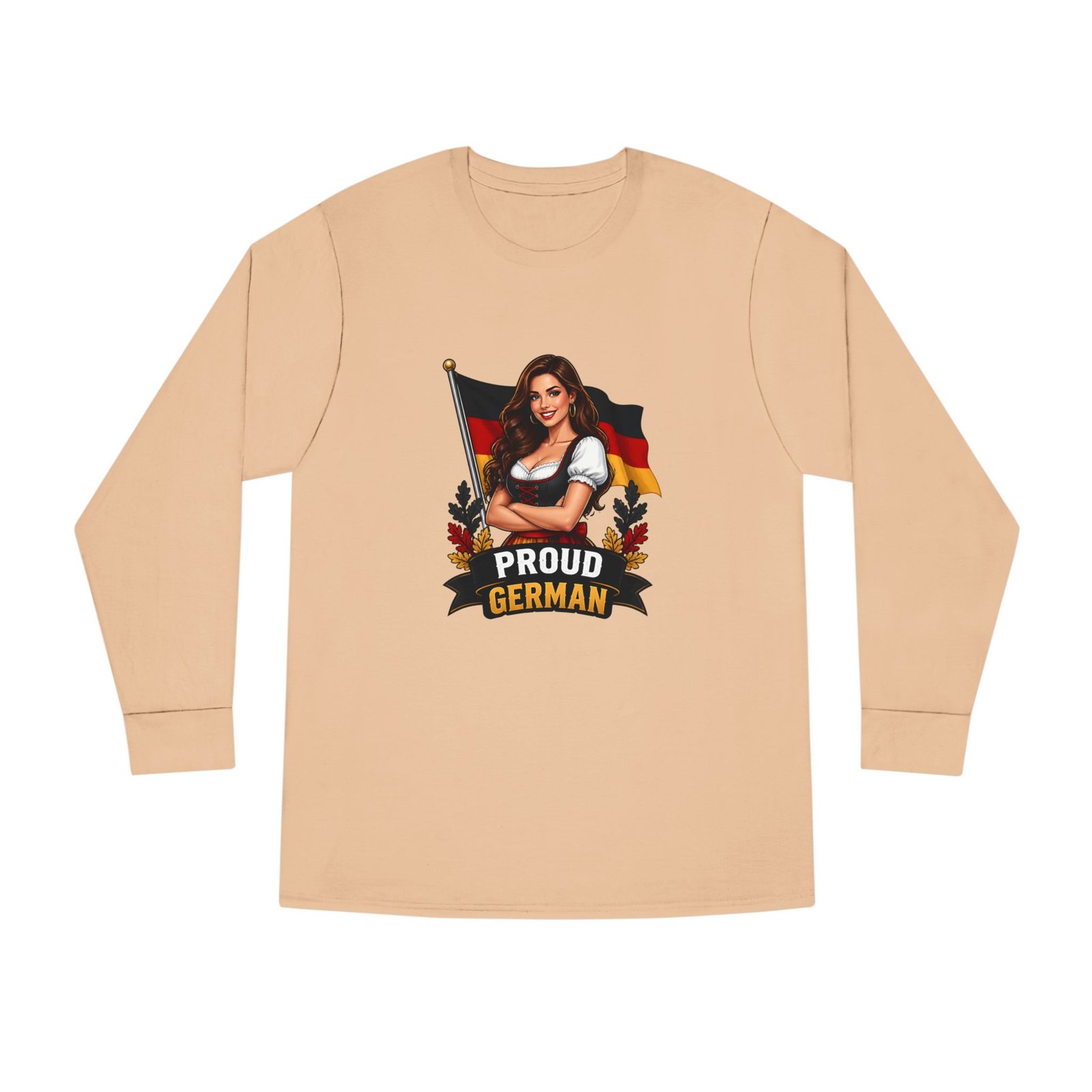 Proud German Long Sleeve Tee — Oktoberfest Bavarian Flag Design - Image 21