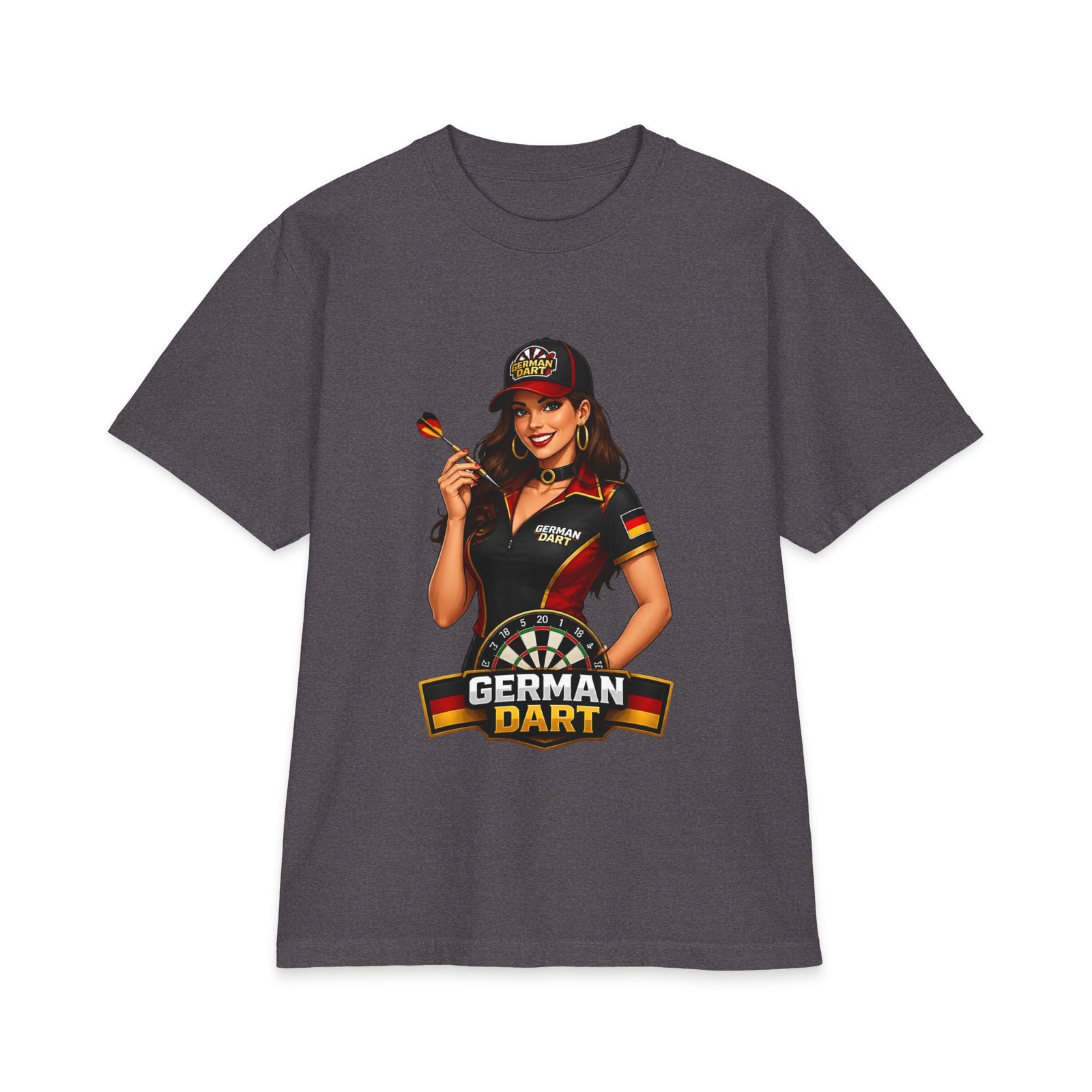German Dart T-Shirt — Retro Pinup Darts Tee - Image 17