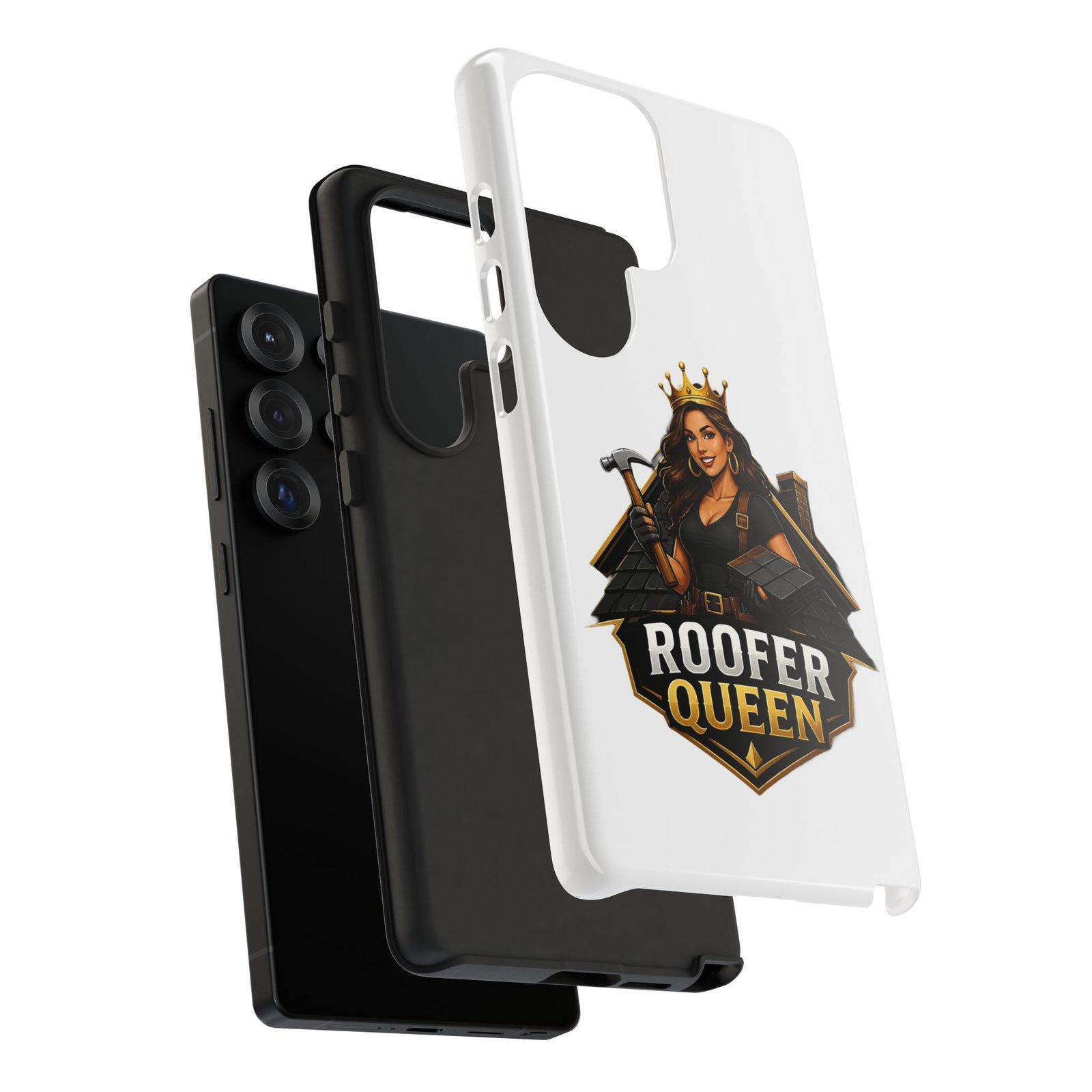 Roofer Queen Phone Case — Protective Hard Phone Case with 'Roofer Queen' Graphic - Image 228