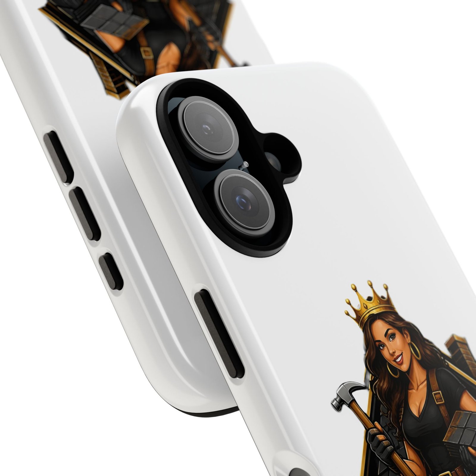 Roofer Queen Phone Case — Protective Hard Phone Case with 'Roofer Queen' Graphic - Image 160