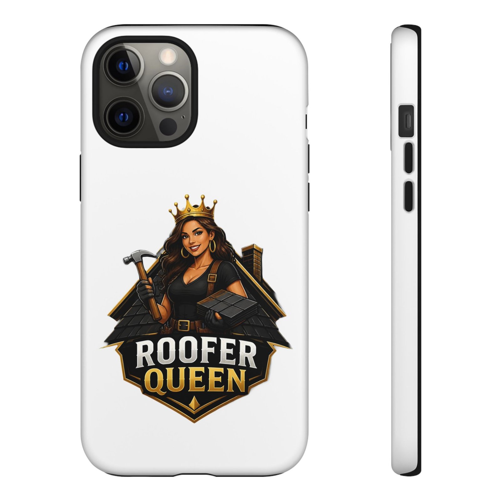 Roofer Queen Phone Case — Protective Hard Phone Case with 'Roofer Queen' Graphic - Image 26