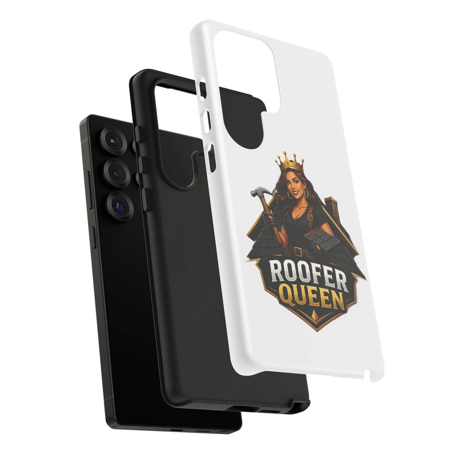 Roofer Queen Phone Case — Protective Hard Phone Case with 'Roofer Queen' Graphic - Image 232