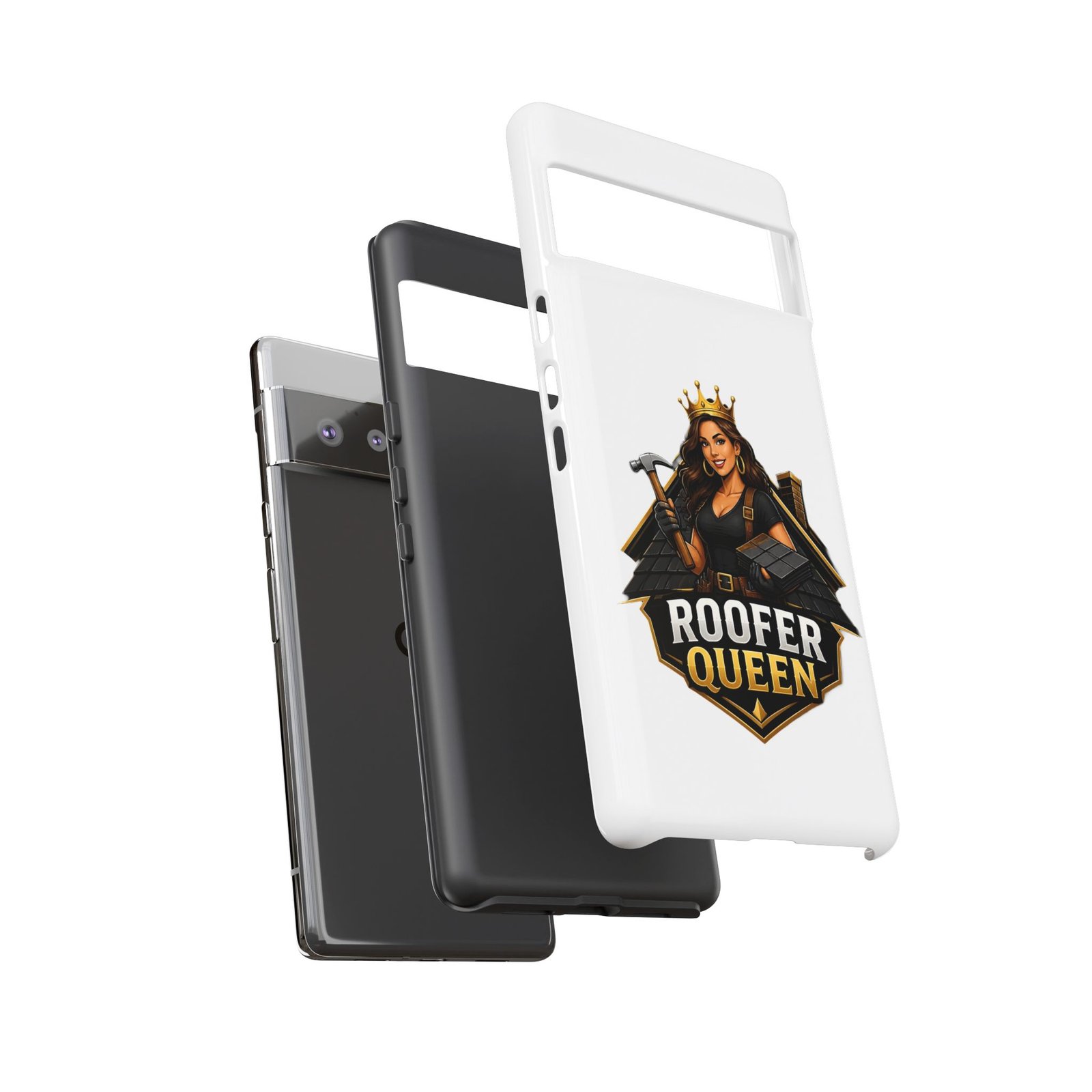 Roofer Queen Phone Case — Protective Hard Phone Case with 'Roofer Queen' Graphic - Image 89