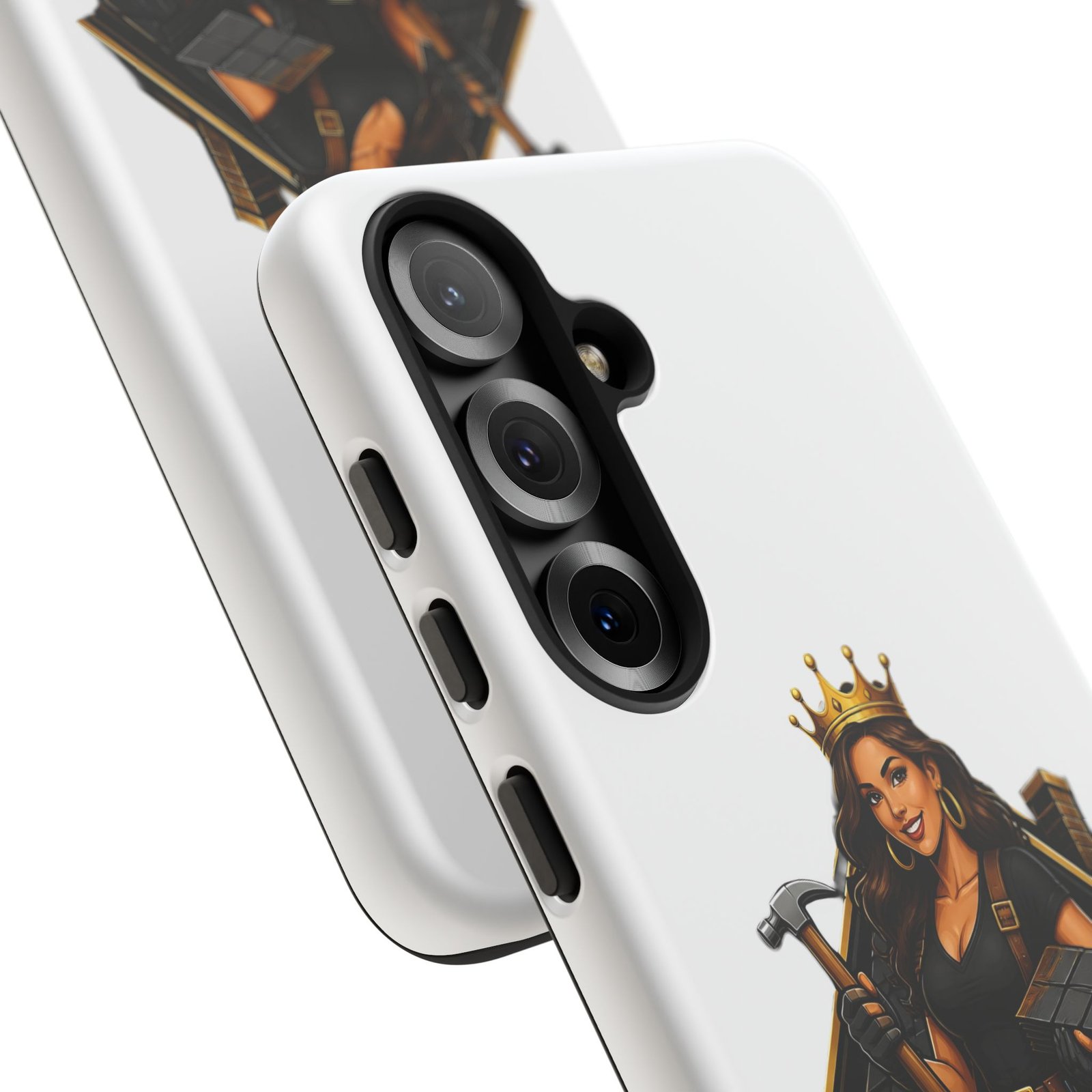 Roofer Queen Phone Case — Protective Hard Phone Case with 'Roofer Queen' Graphic - Image 214