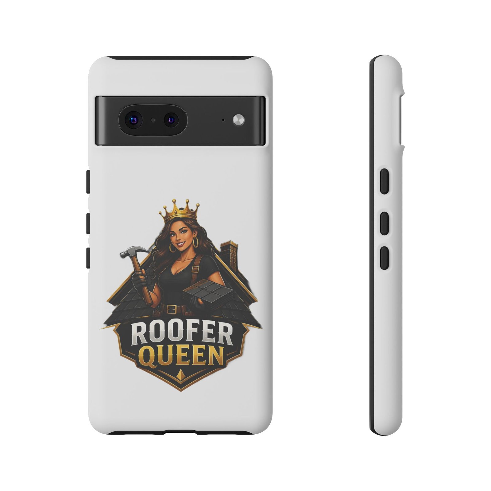 Roofer Queen Phone Case — Protective Hard Phone Case with 'Roofer Queen' Graphic - Image 83