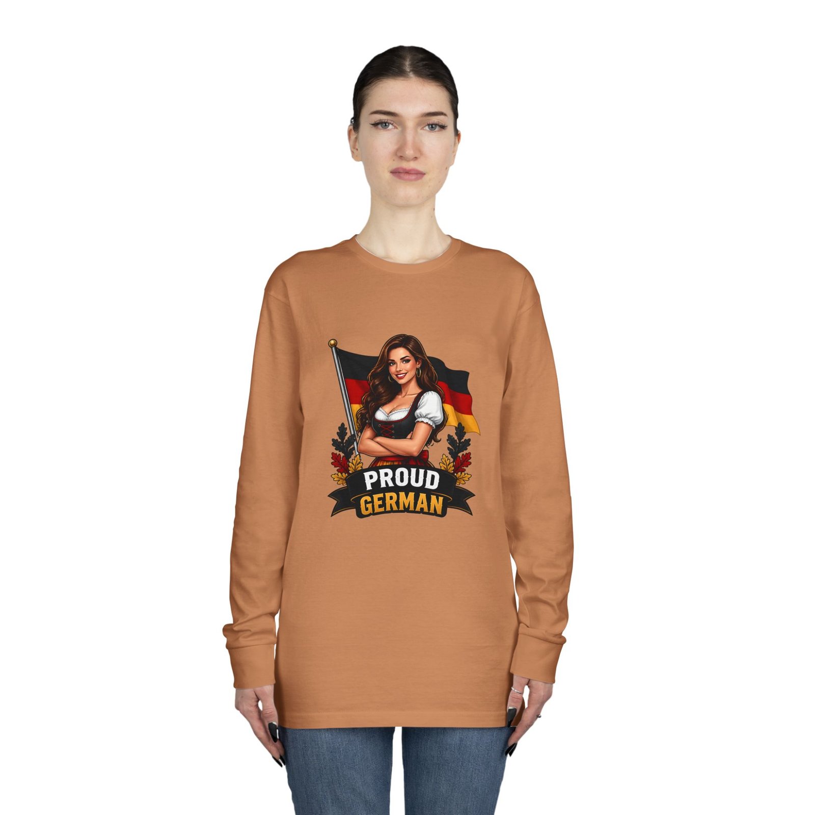 Proud German Long Sleeve Tee — Oktoberfest Bavarian Flag Design - Image 28