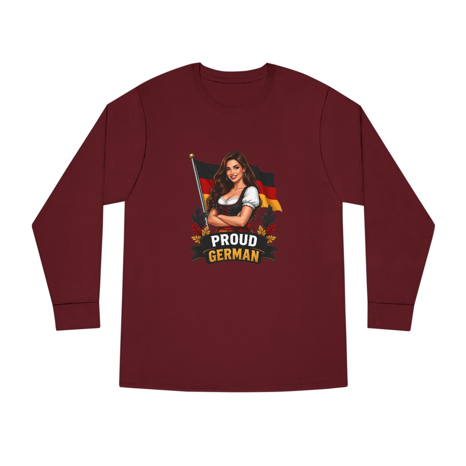 Proud German Long Sleeve Tee — Oktoberfest Bavarian Flag Design - Image 53