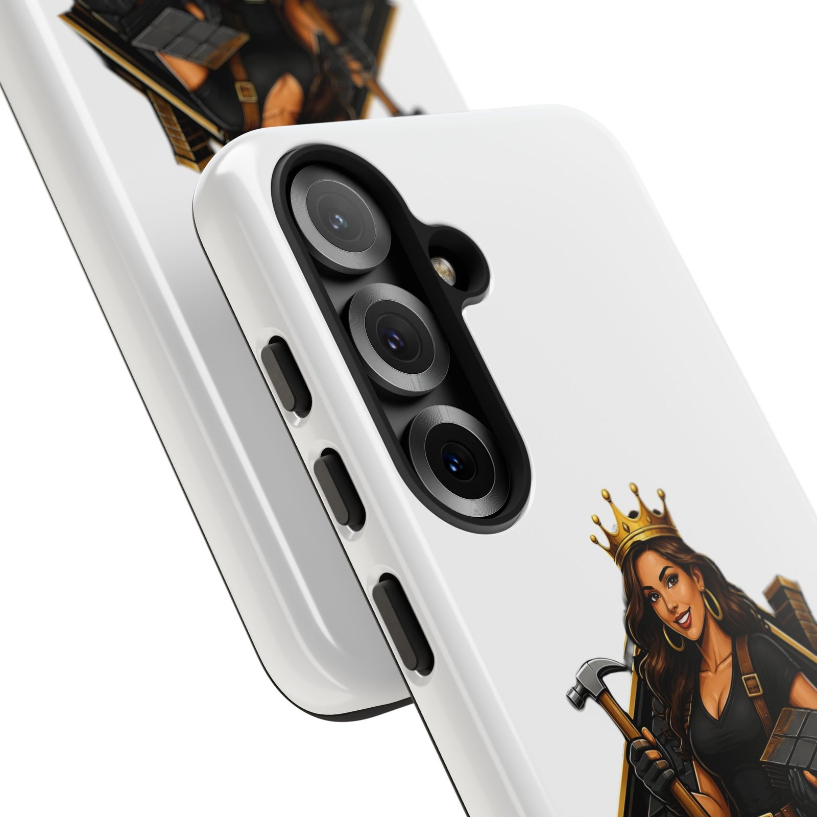 Roofer Queen Phone Case — Protective Hard Phone Case with 'Roofer Queen' Graphic - Image 210