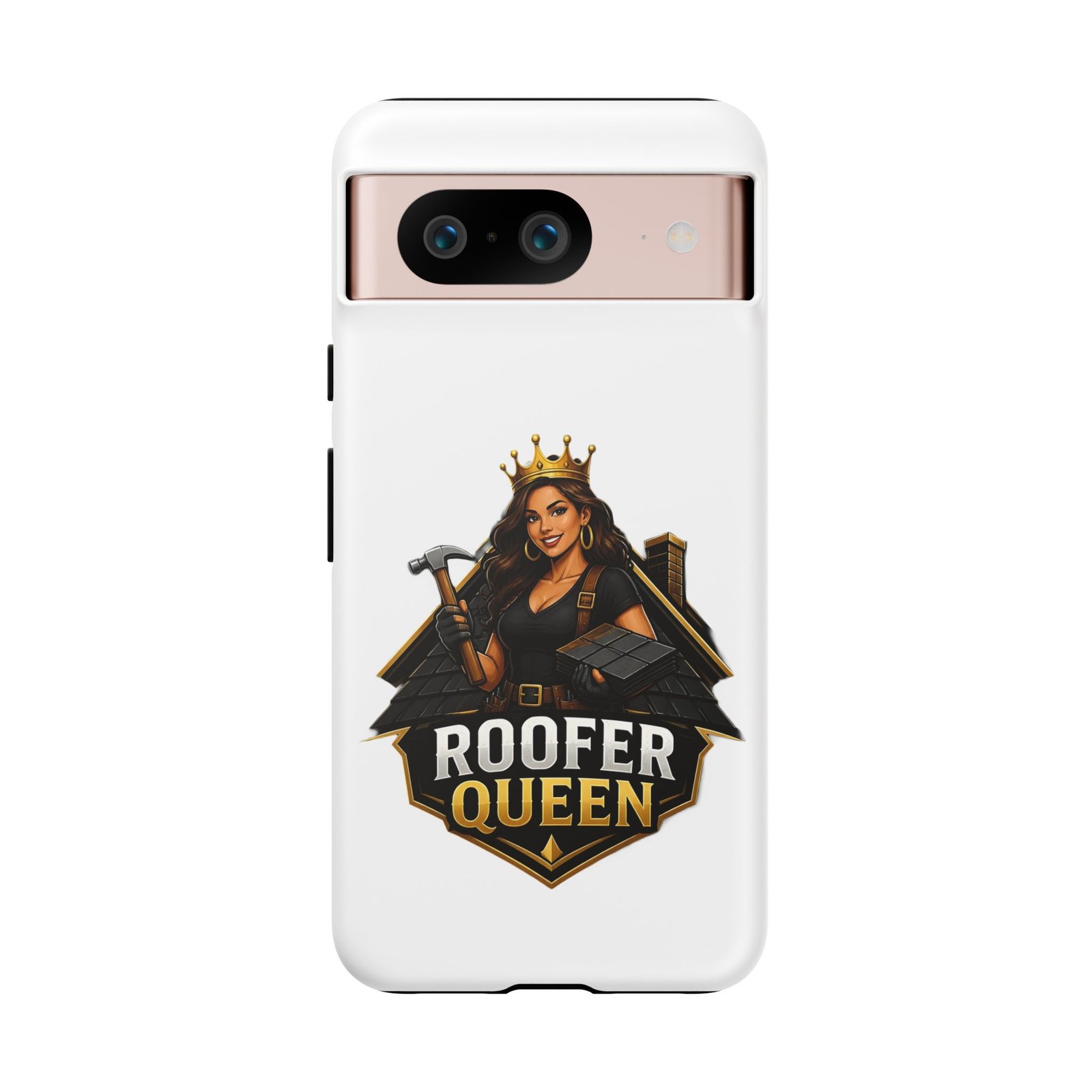 Roofer Queen Phone Case — Protective Hard Phone Case with 'Roofer Queen' Graphic - Image 155