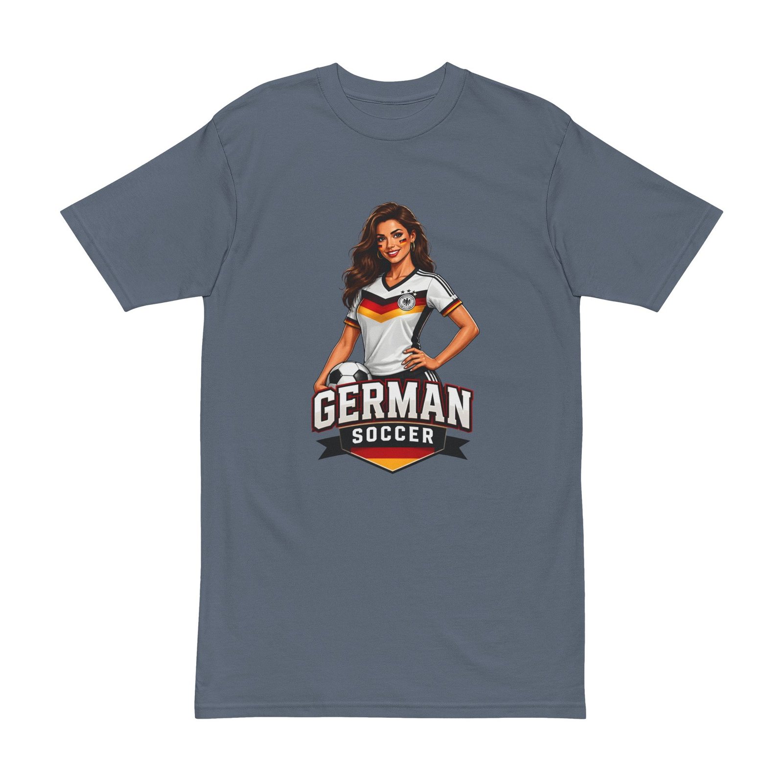 German Soccer T-Shirt — Women’s Player Graphic Tee - Image 5