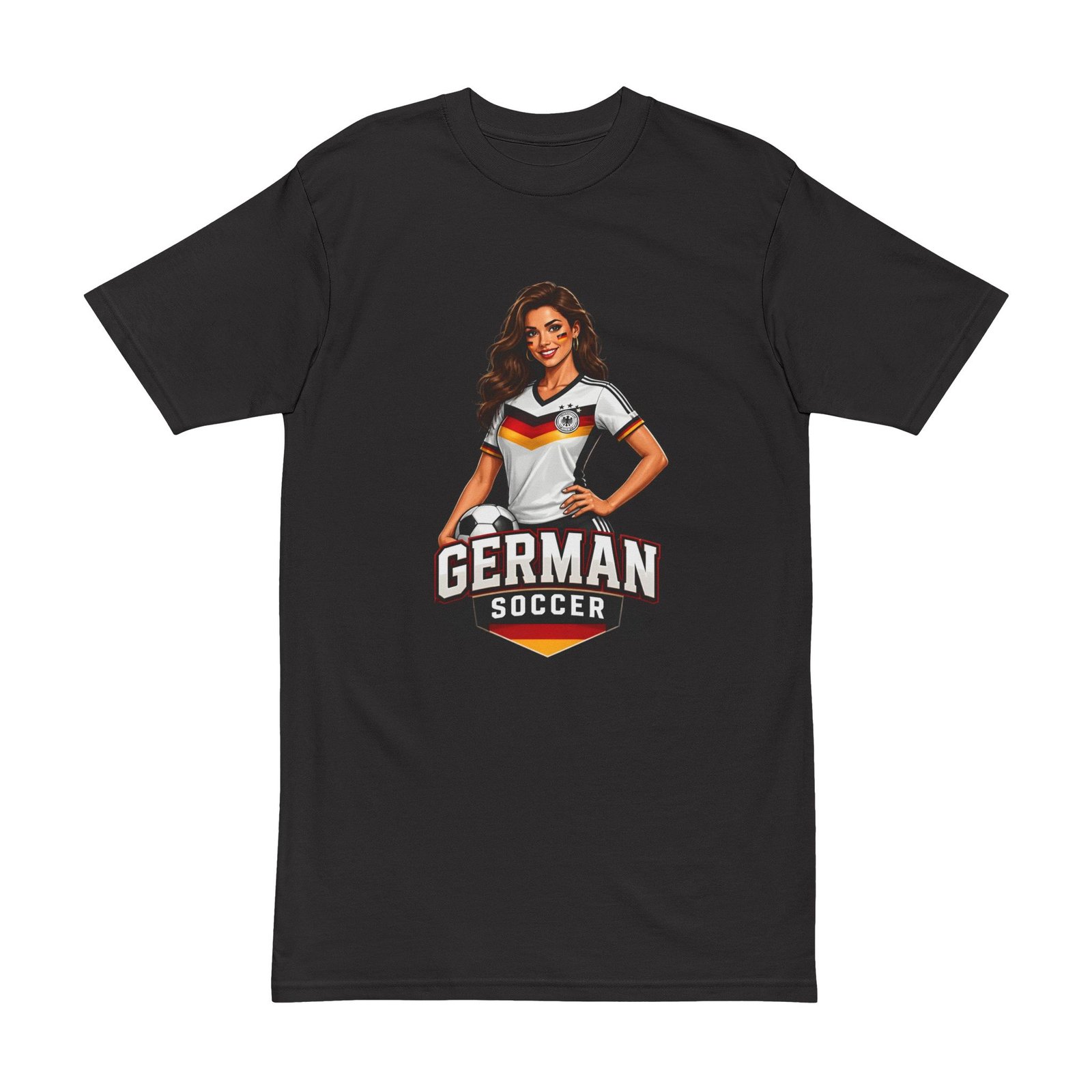German Soccer T-Shirt — Women’s Player Graphic Tee - Image 9