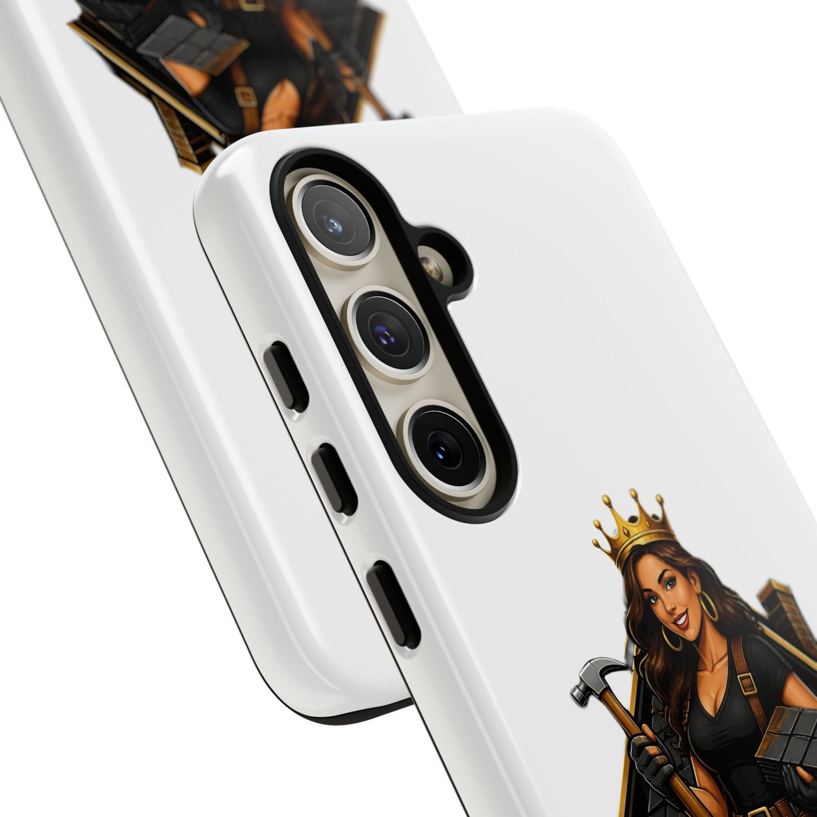 Roofer Queen Phone Case — Protective Hard Phone Case with 'Roofer Queen' Graphic - Image 128