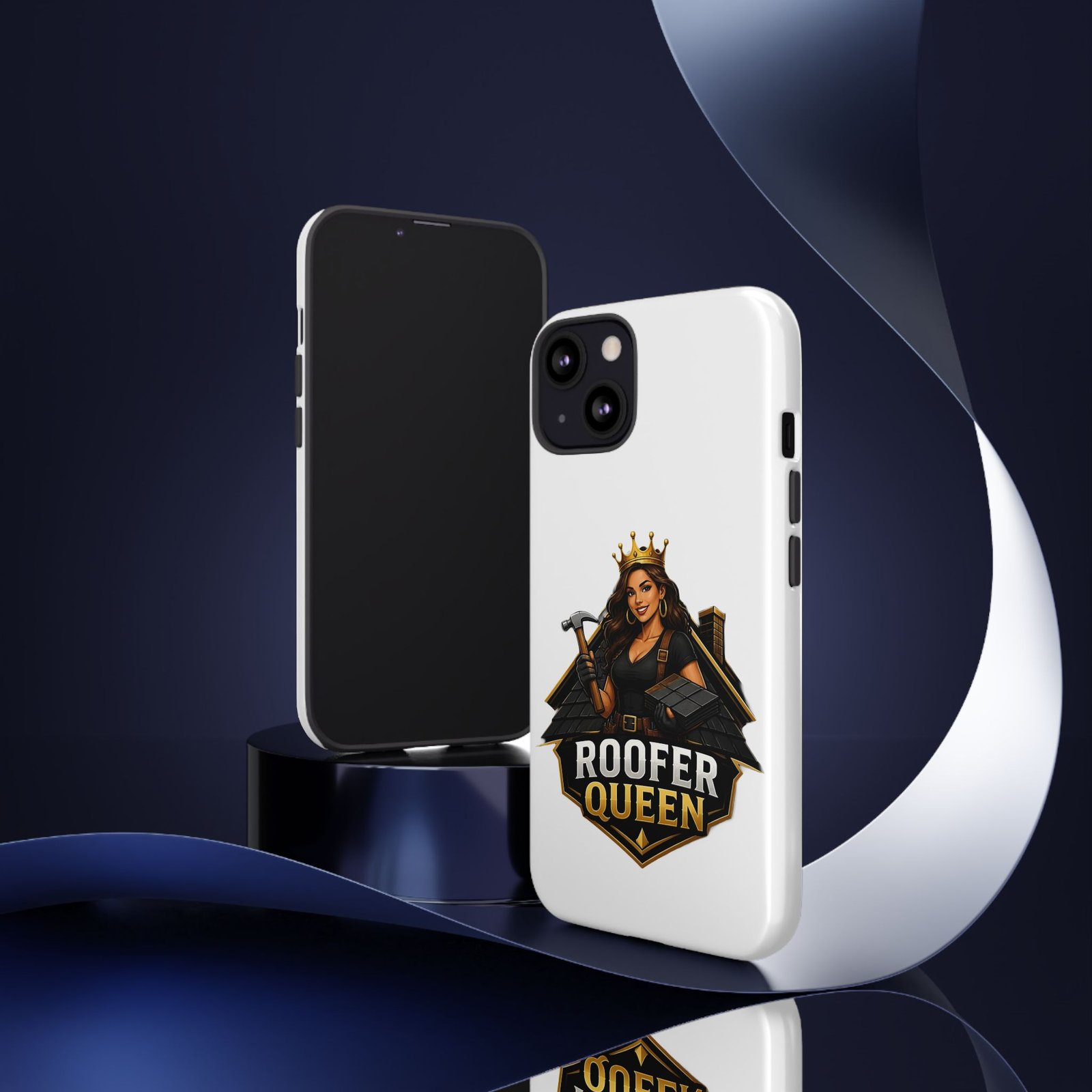 Roofer Queen Phone Case — Protective Hard Phone Case with 'Roofer Queen' Graphic - Image 28