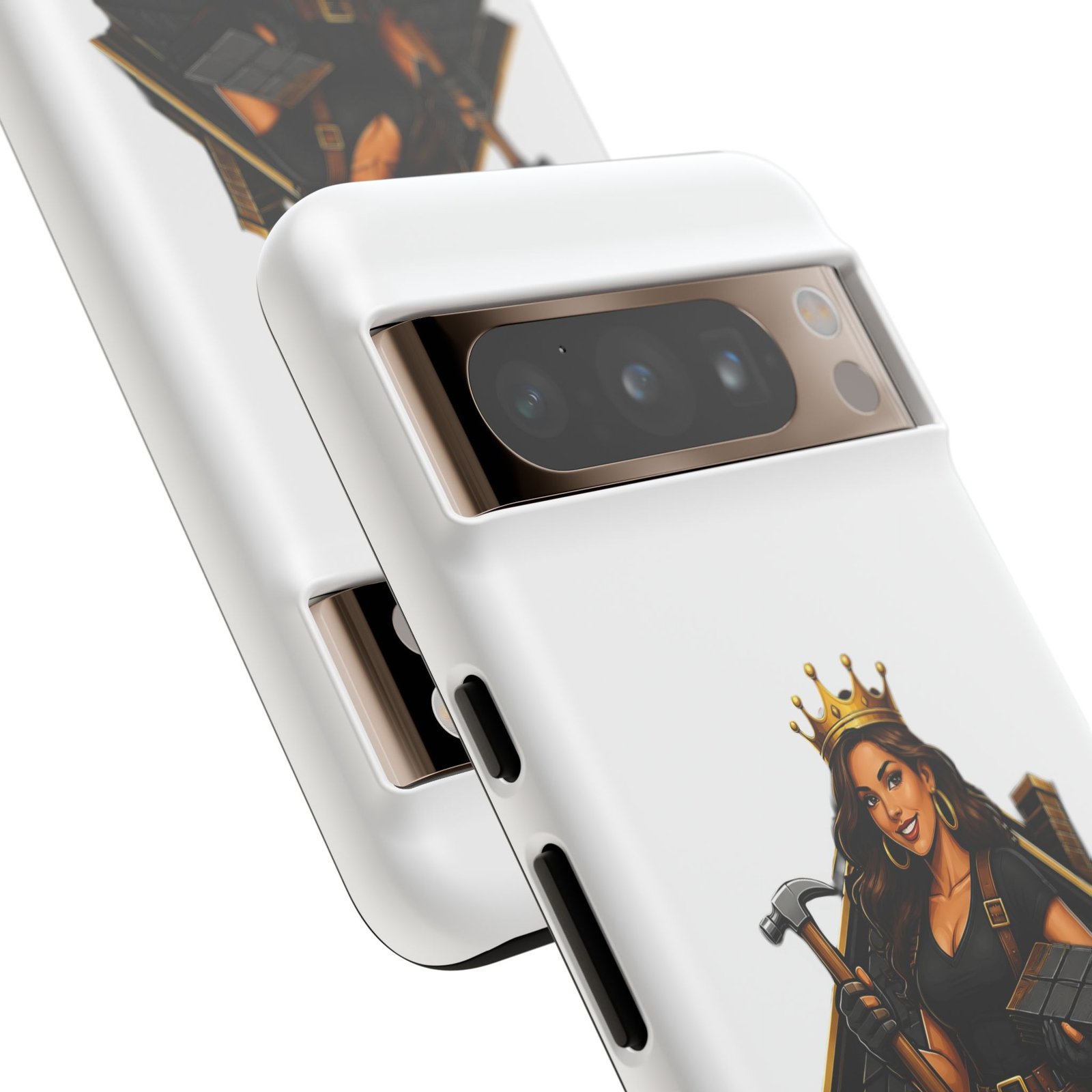 Roofer Queen Phone Case — Protective Hard Phone Case with 'Roofer Queen' Graphic - Image 148