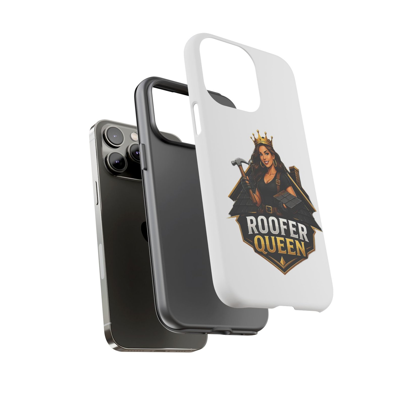 Roofer Queen Phone Case — Protective Hard Phone Case with 'Roofer Queen' Graphic - Image 77
