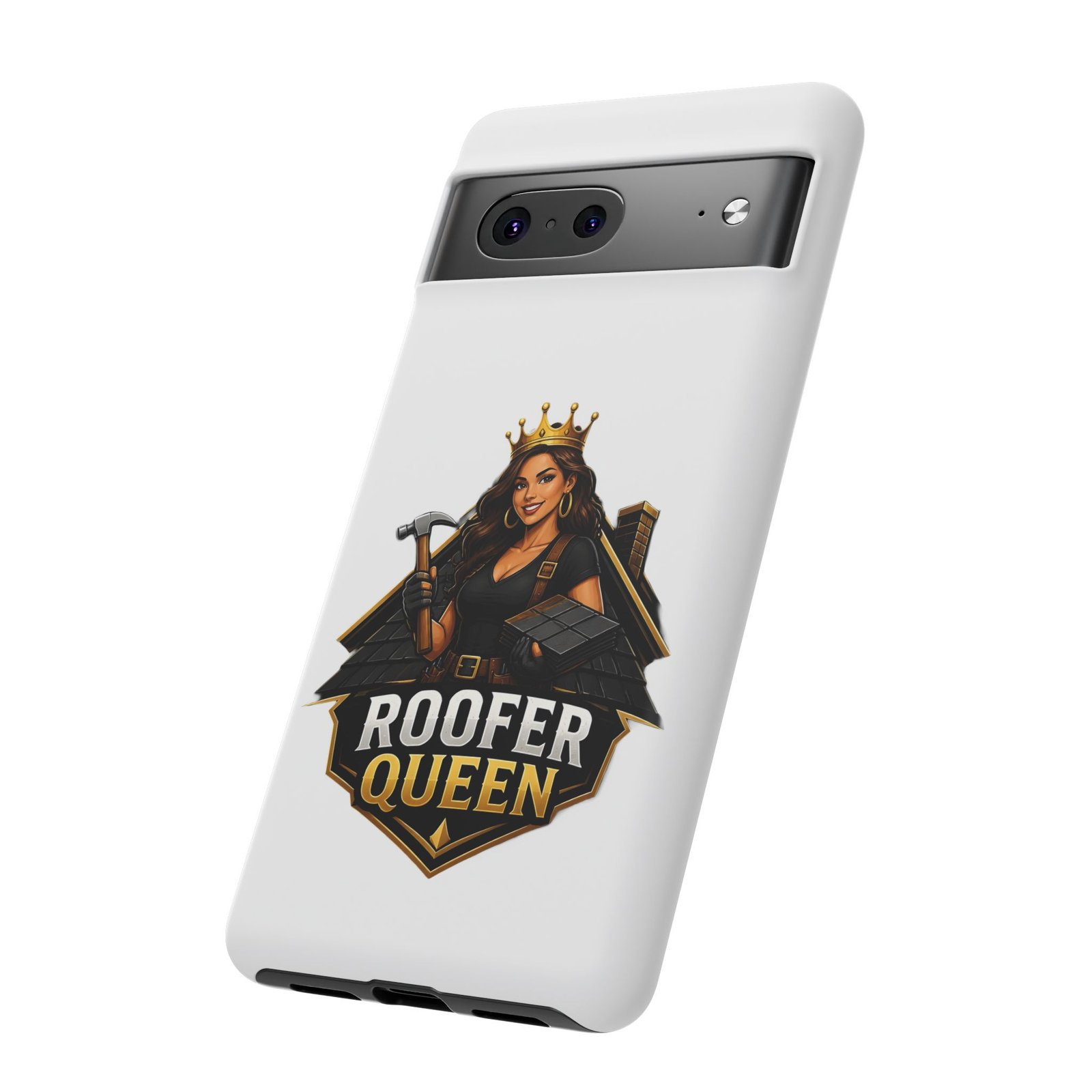 Roofer Queen Phone Case — Protective Hard Phone Case with 'Roofer Queen' Graphic - Image 84