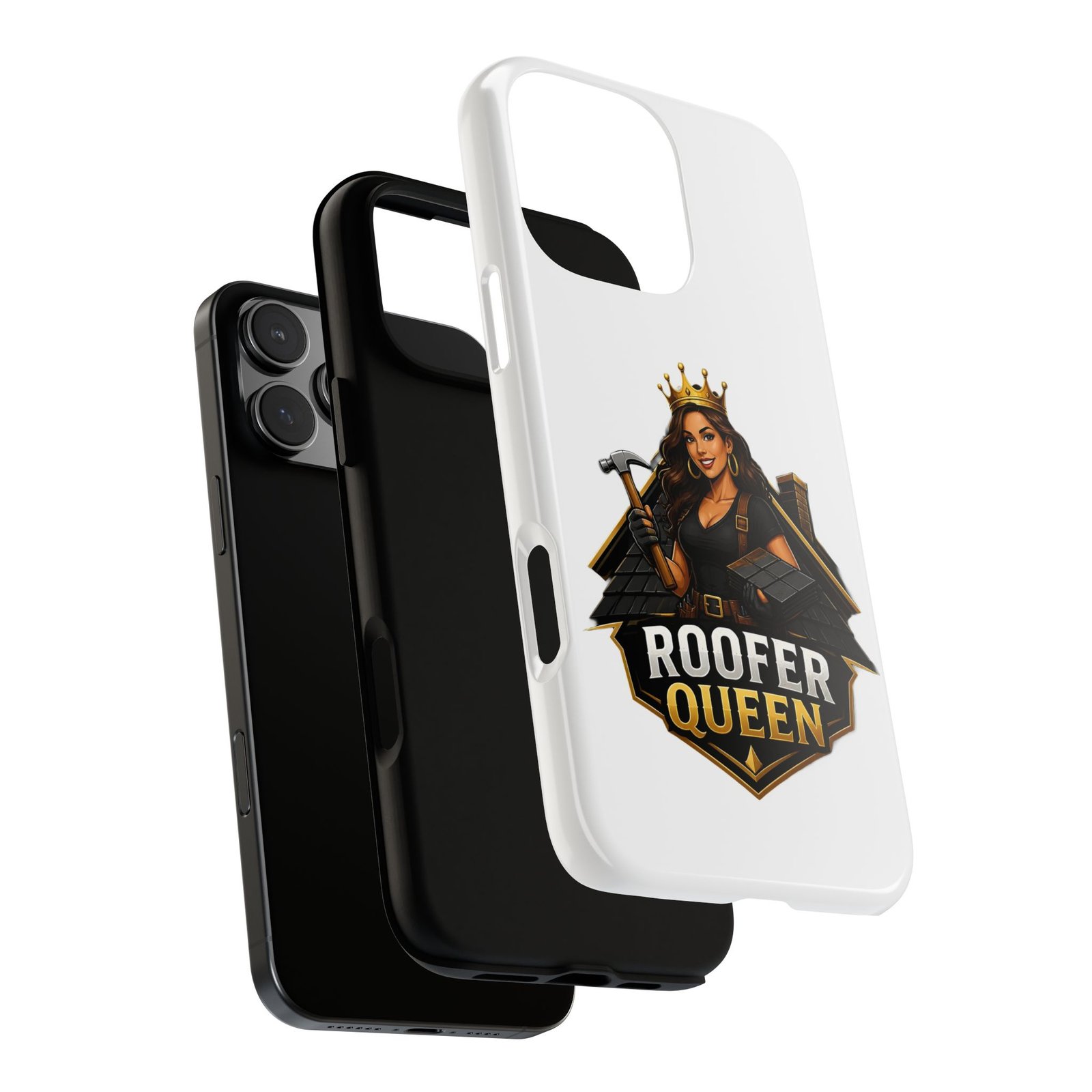 Roofer Queen Phone Case — Protective Hard Phone Case with 'Roofer Queen' Graphic - Image 185