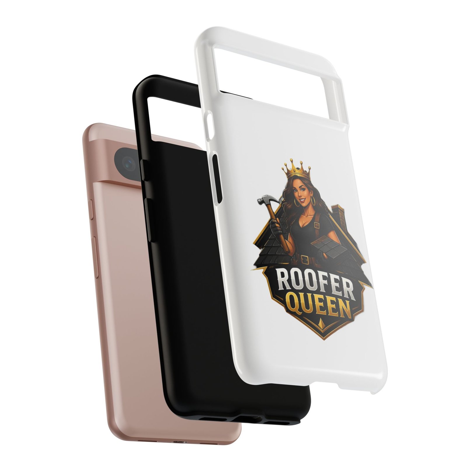 Roofer Queen Phone Case — Protective Hard Phone Case with 'Roofer Queen' Graphic - Image 154