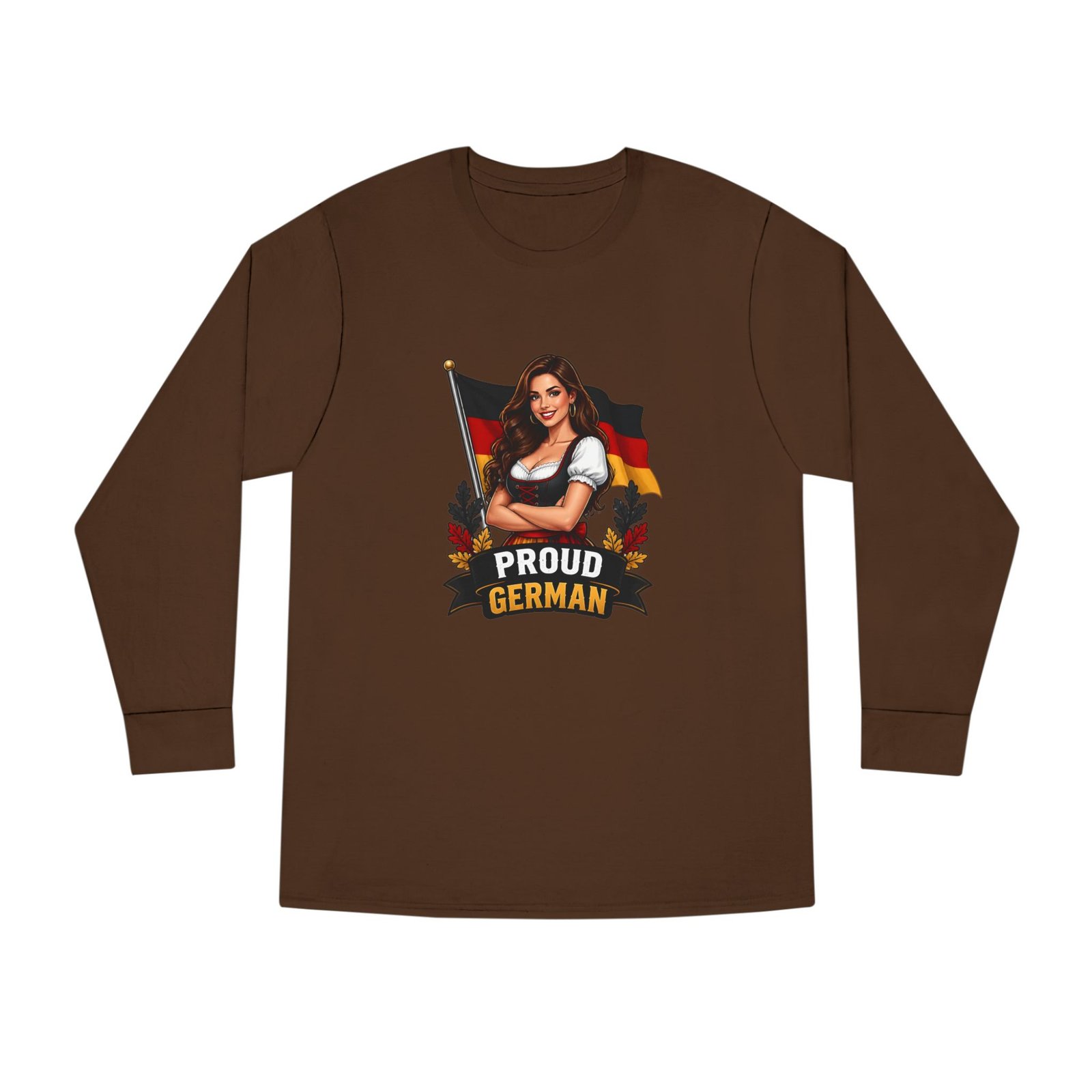 Proud German Long Sleeve Tee — Oktoberfest Bavarian Flag Design - Image 33