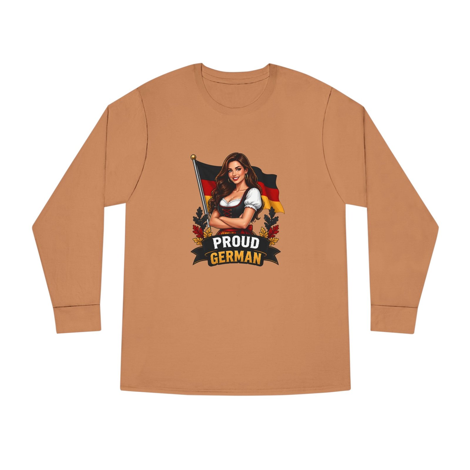 Proud German Long Sleeve Tee — Oktoberfest Bavarian Flag Design - Image 25