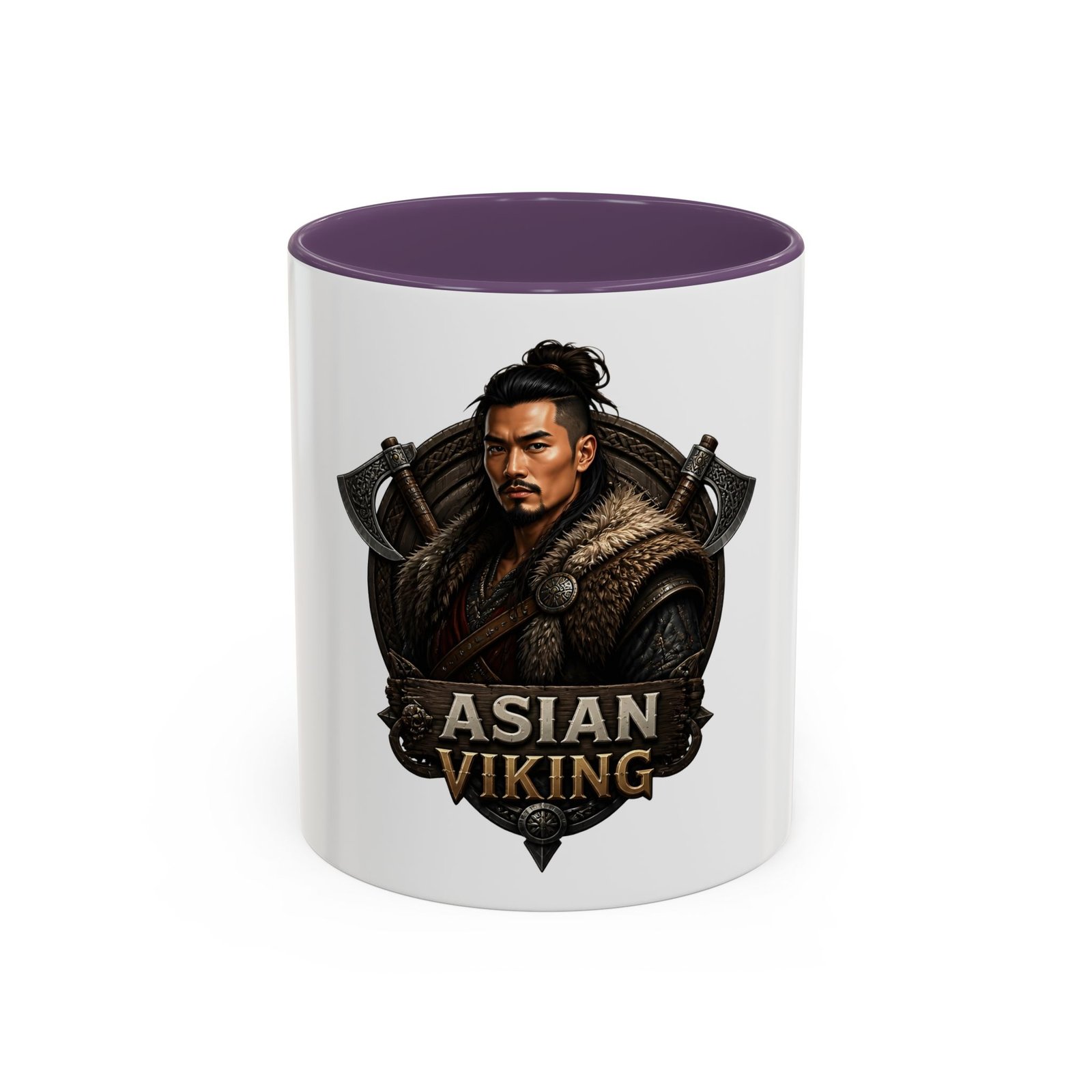Asian Viking Coffee Mug – Warrior Crest 11/15oz - Image 61