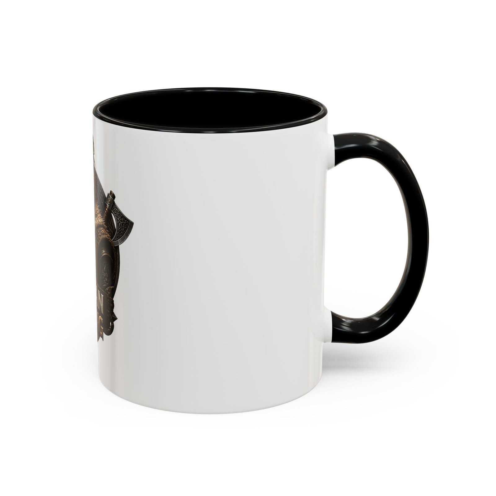 Asian Viking Coffee Mug – Warrior Crest 11/15oz - Image 2