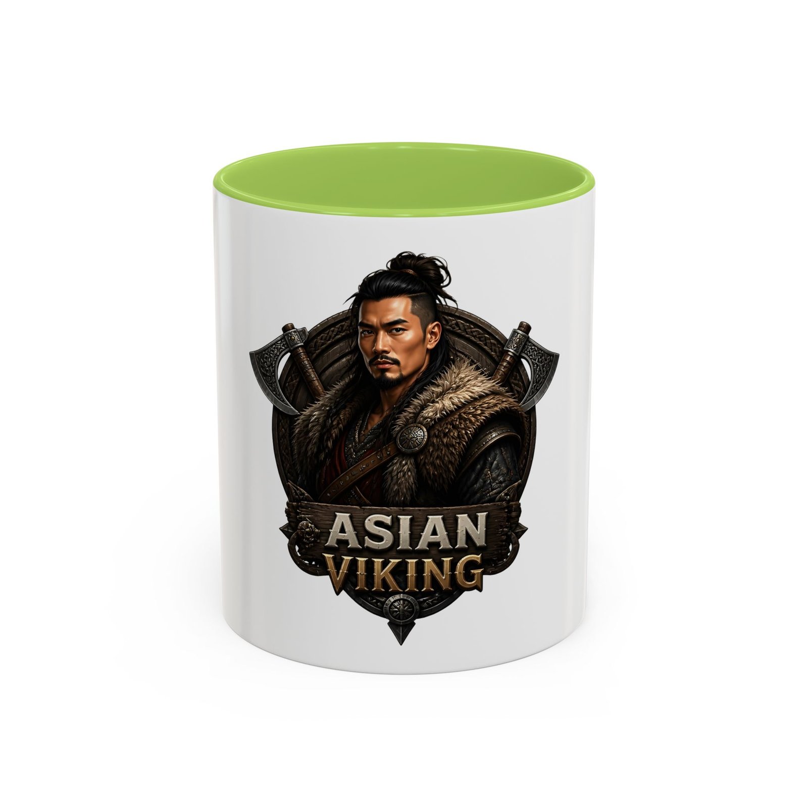Asian Viking Coffee Mug – Warrior Crest 11/15oz - Image 57