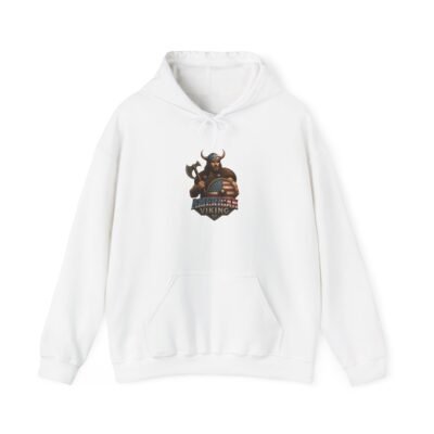 American Viking Graphic Hoodie – Braveheart Axe Logo Sweatshirt