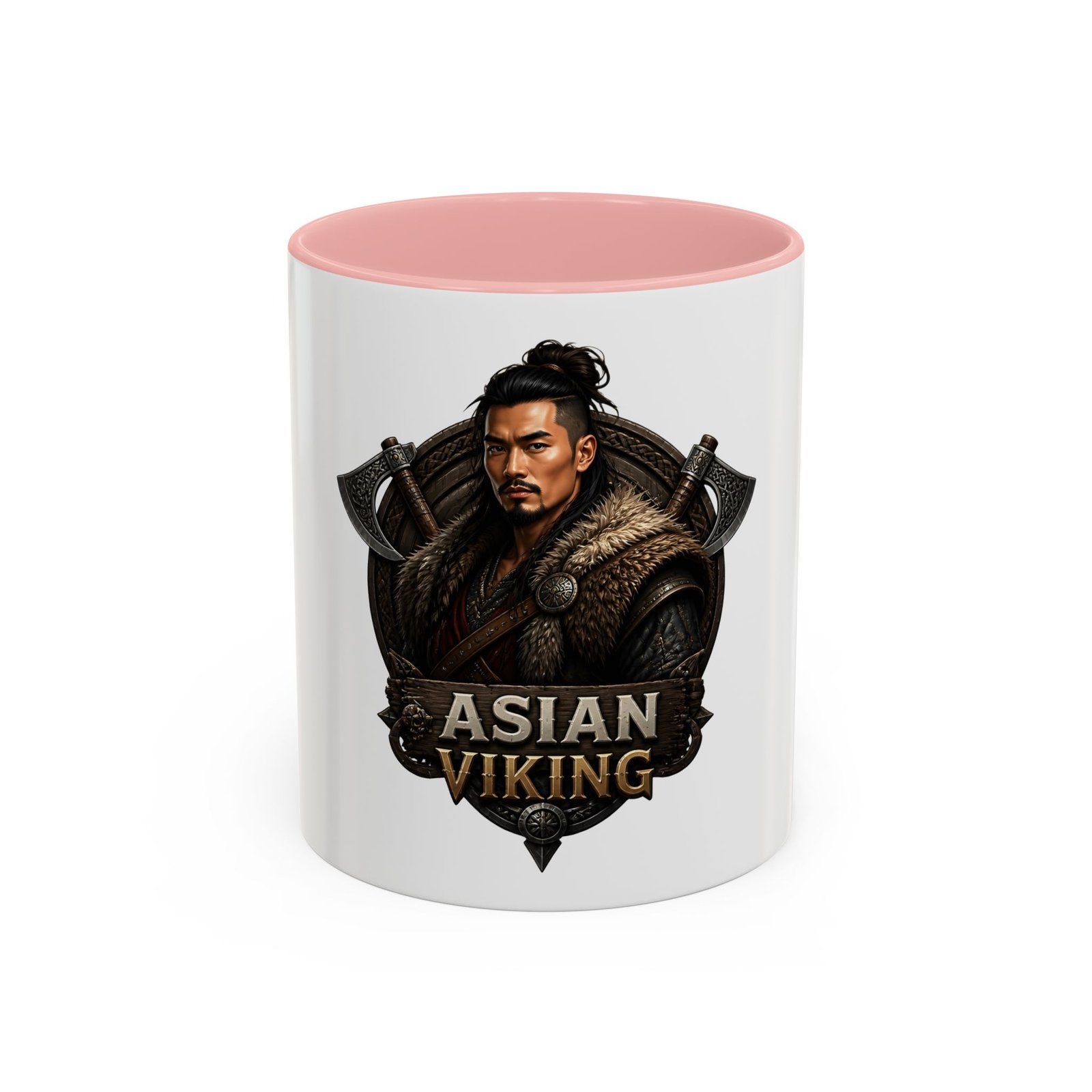 Asian Viking Coffee Mug – Warrior Crest 11/15oz - Image 9