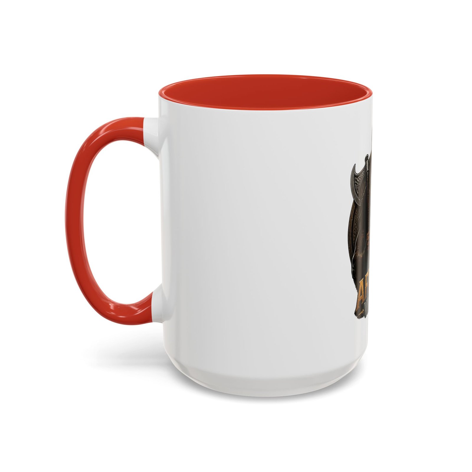 African Viking Coffee Mug — Black Warrior Axe Design (11/15oz) - Image 31