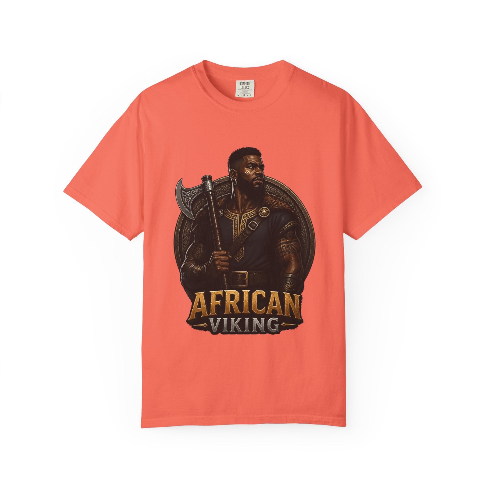 African Viking T-Shirt — Graphic Warrior Tee - Image 9