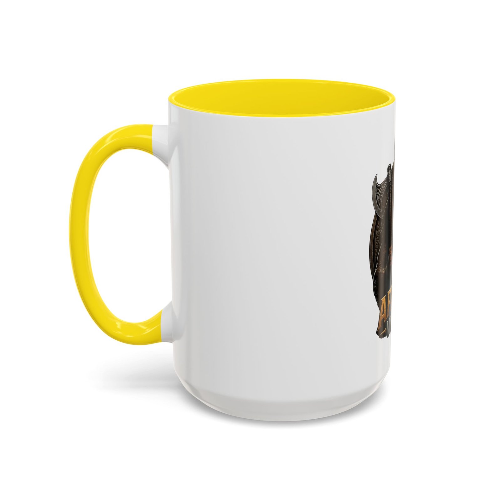 African Viking Coffee Mug — Black Warrior Axe Design (11/15oz) - Image 55