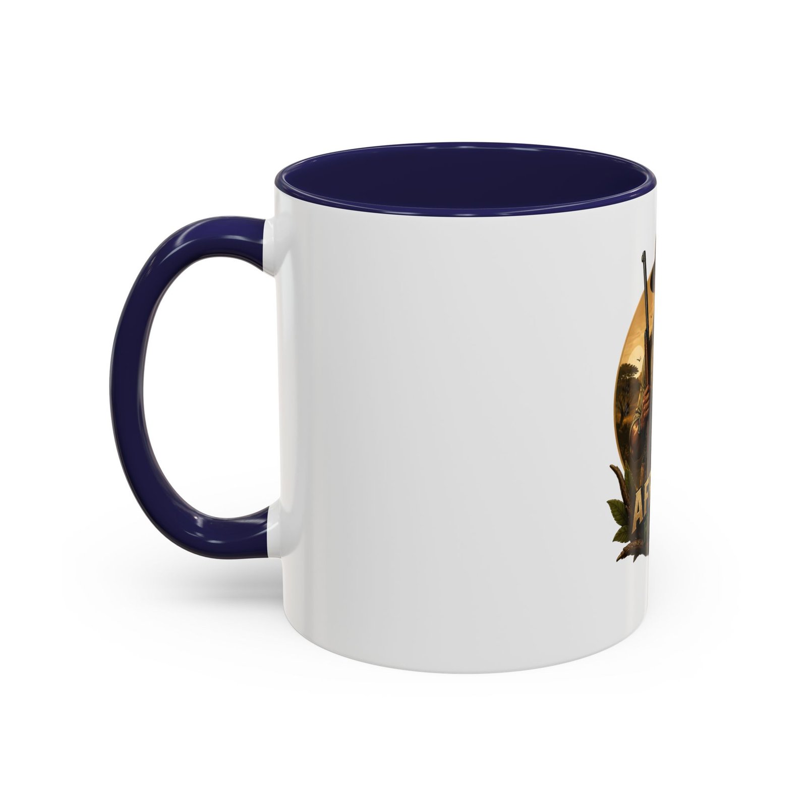 African Hunter Coffee Mug — Rustic Safari Coffee Cup (11/15oz) - Image 7