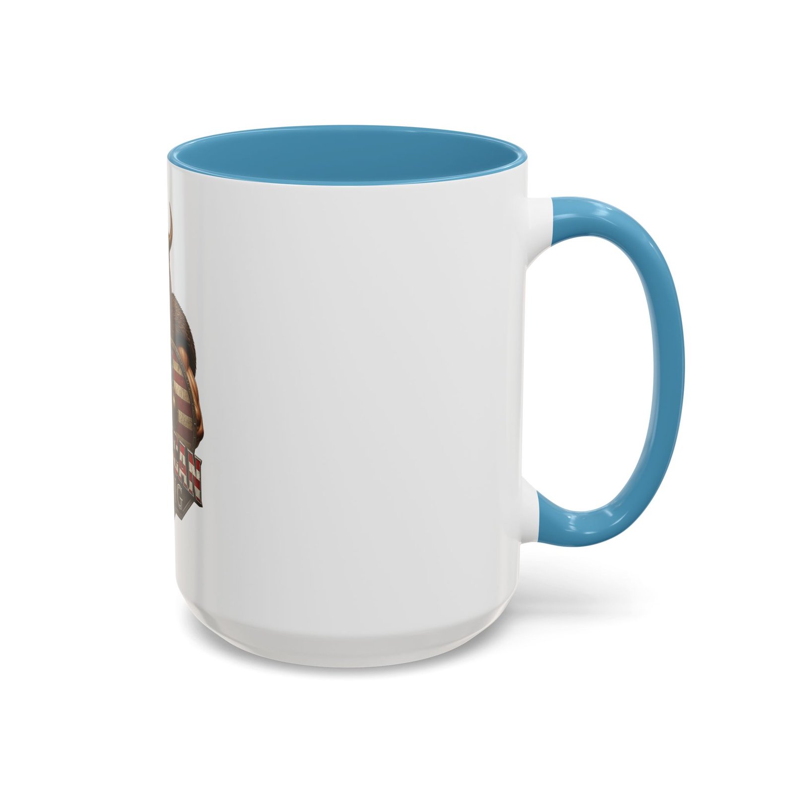 American Viking Coffee Mug – Patriotic Viking Shield Accent Mug (11/15 oz) - Image 38